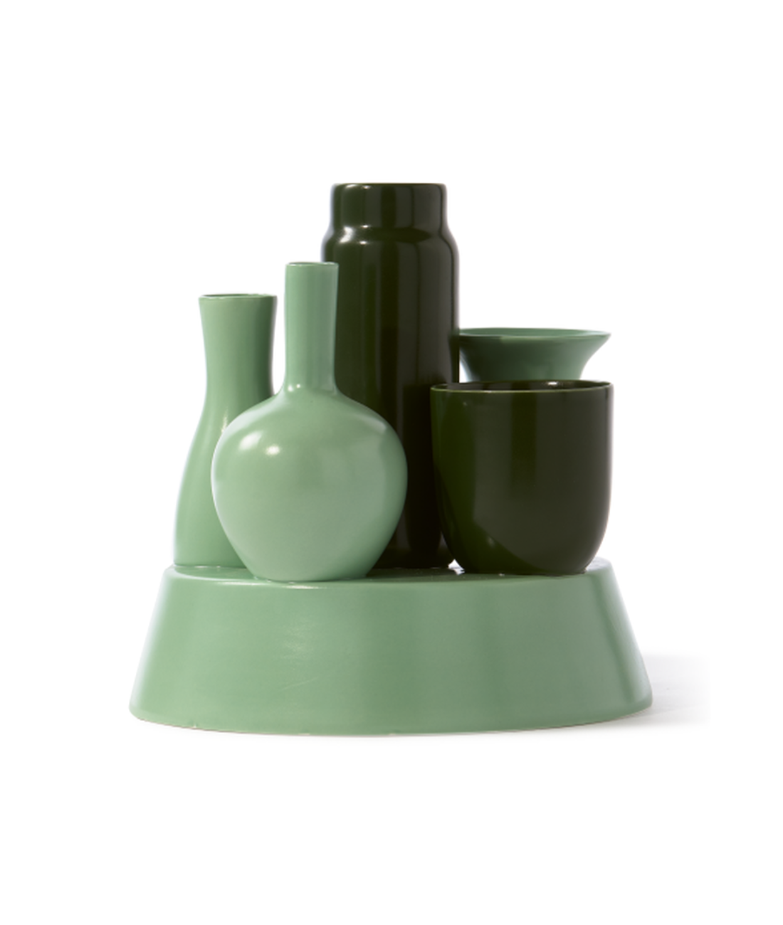 HONG KONG Vase grün