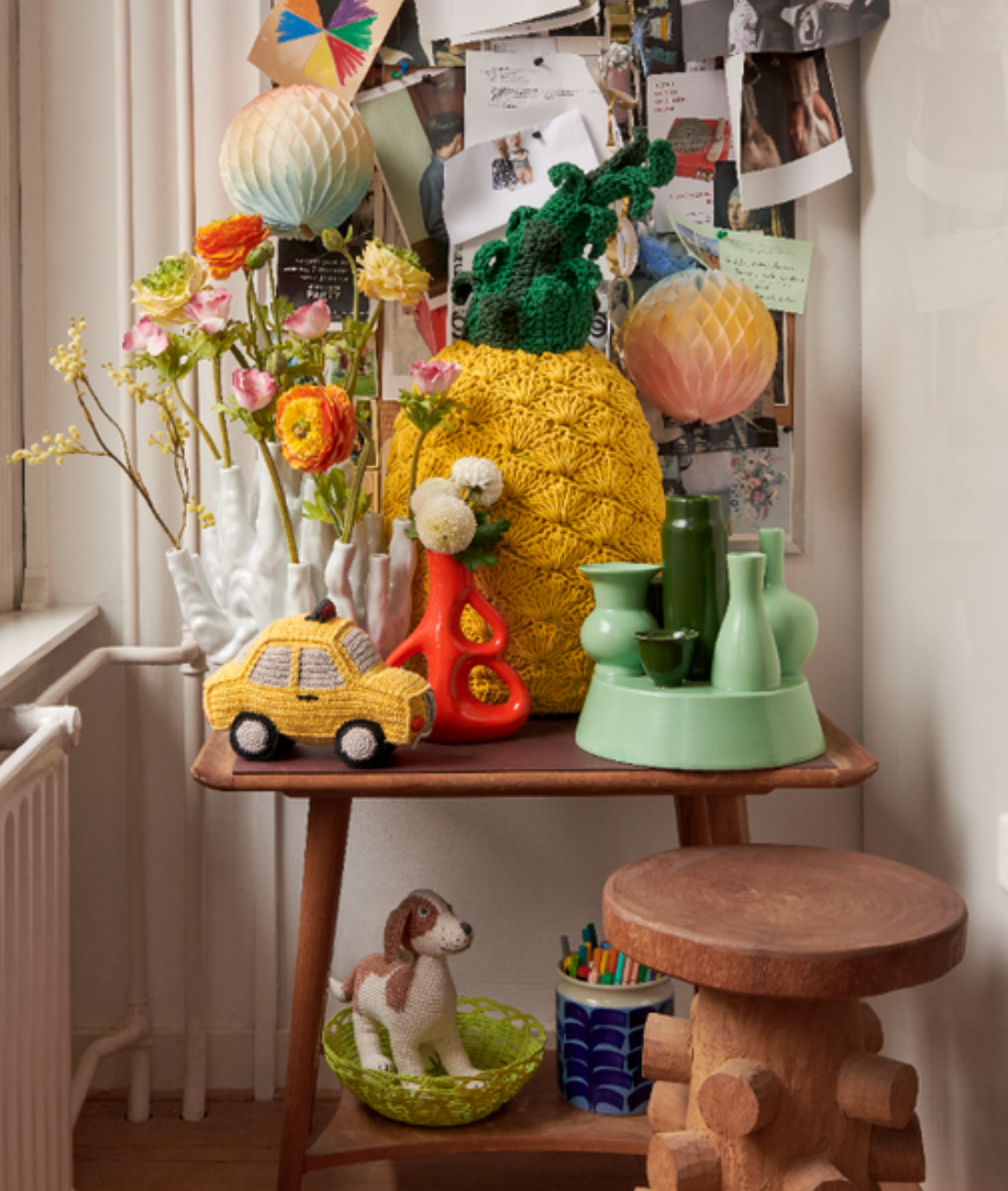 HONG KONG Vase grün