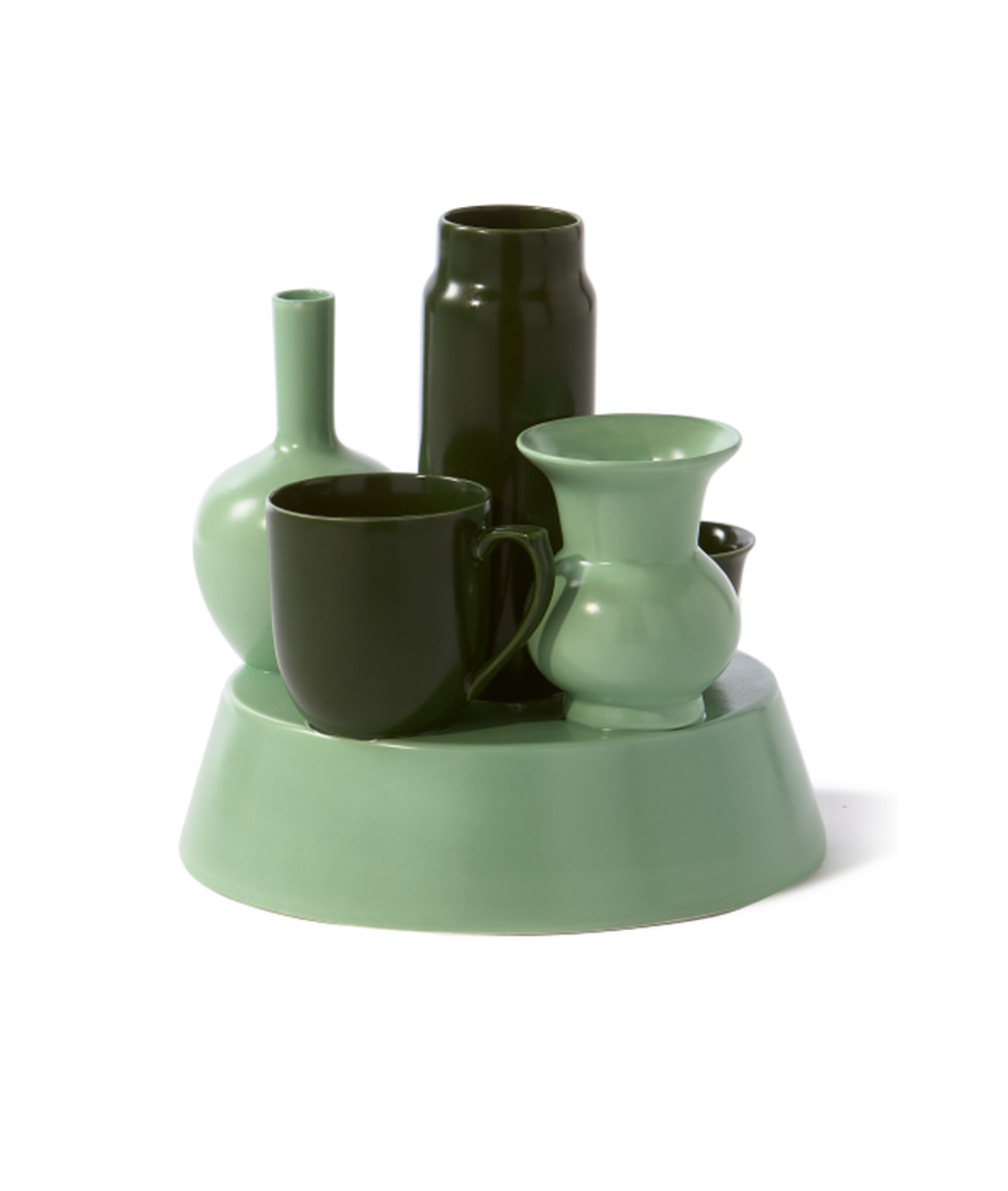 HONG KONG Vase grün