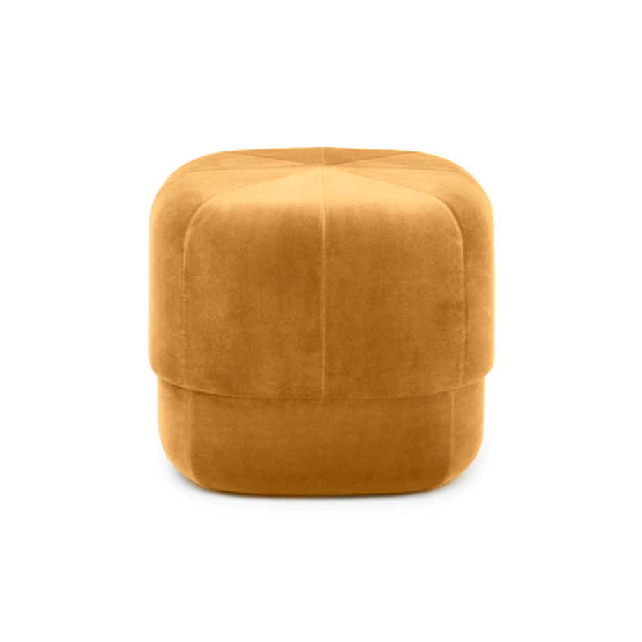 Gelber Pouf