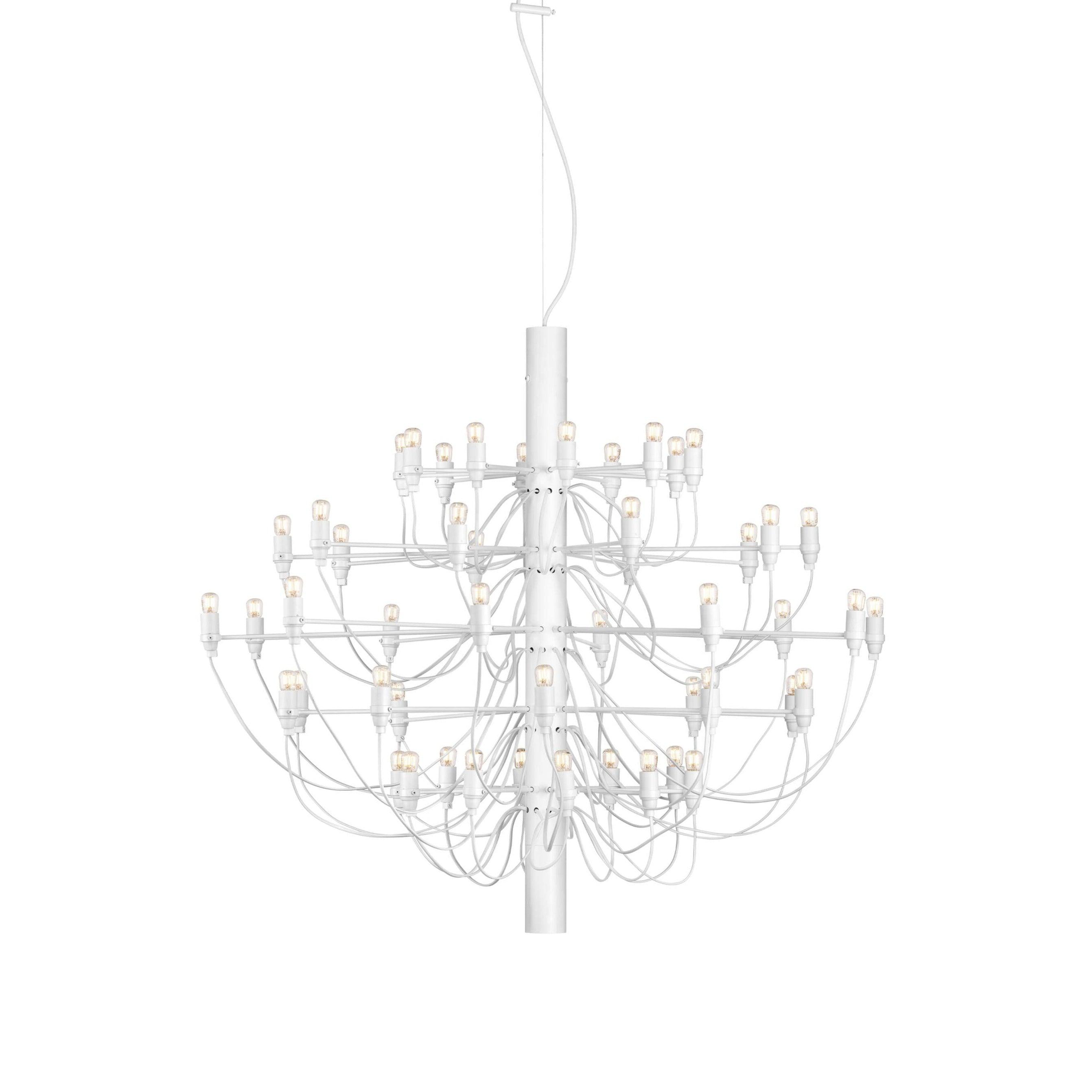 Żyrandol 2097 biały Flos L transparentny Eye on Design