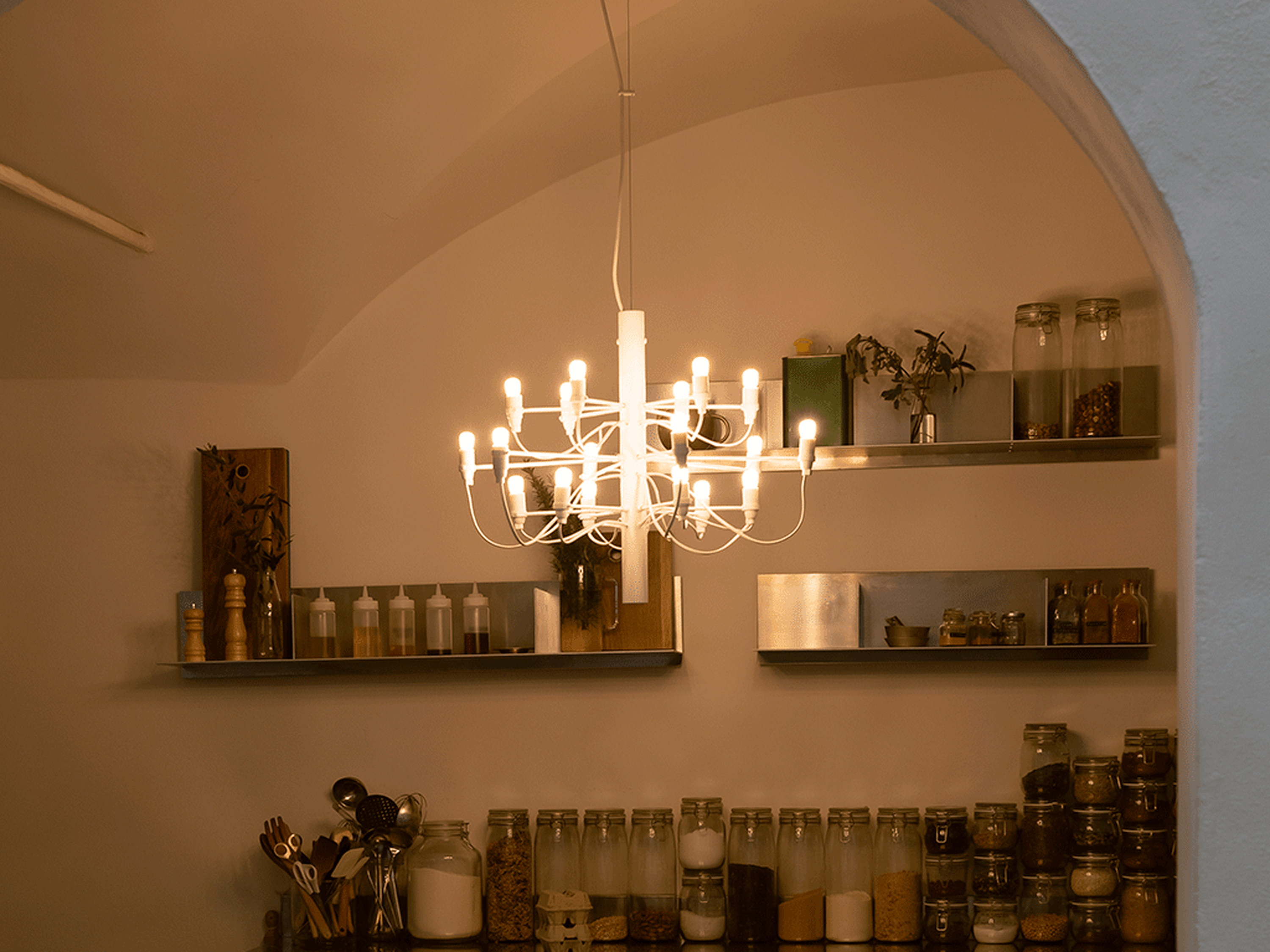 Żyrandol 2097 biały Flos Eye on Design