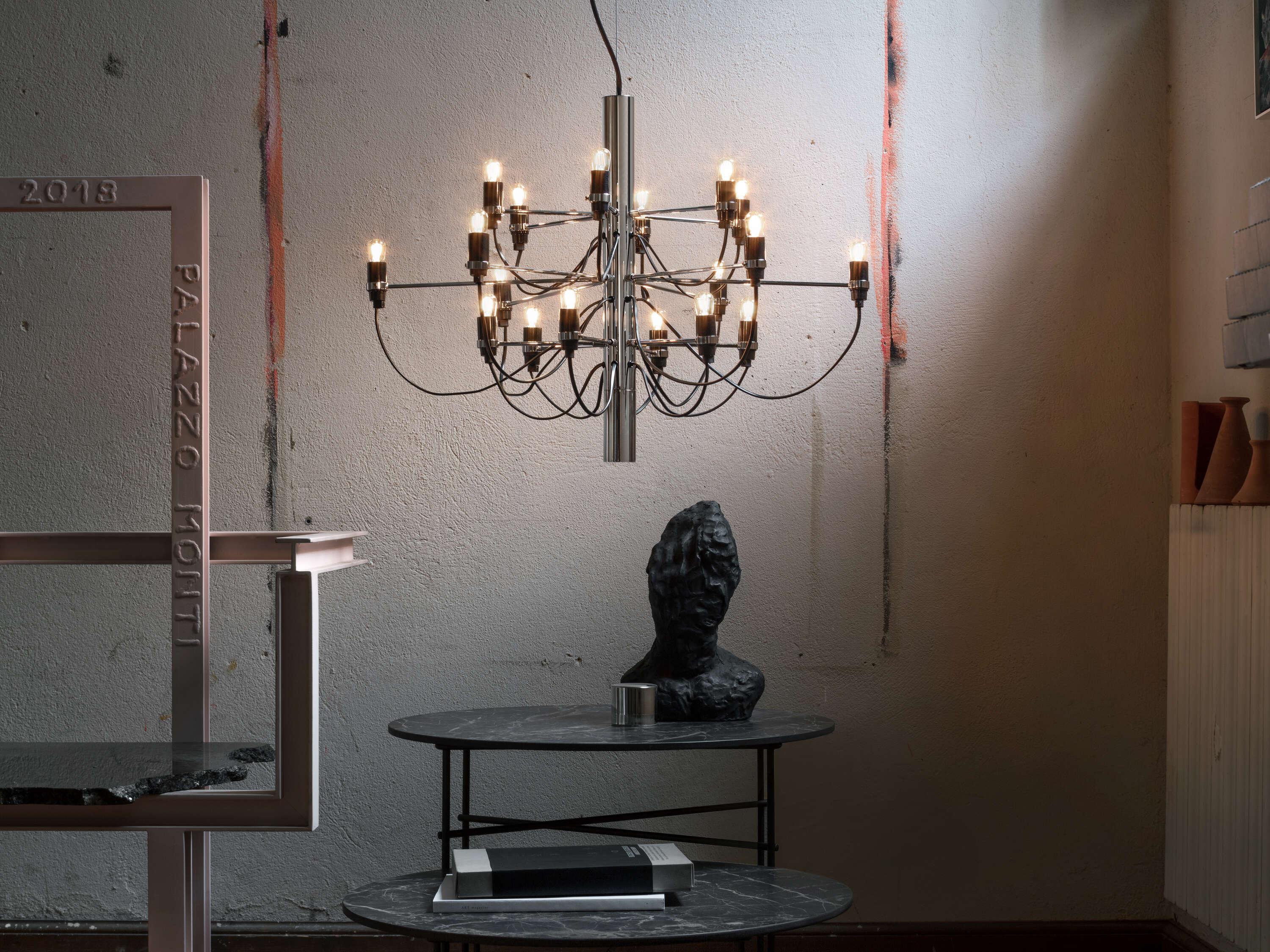 Żyrandol 2097 chromowany Flos Eye on Design