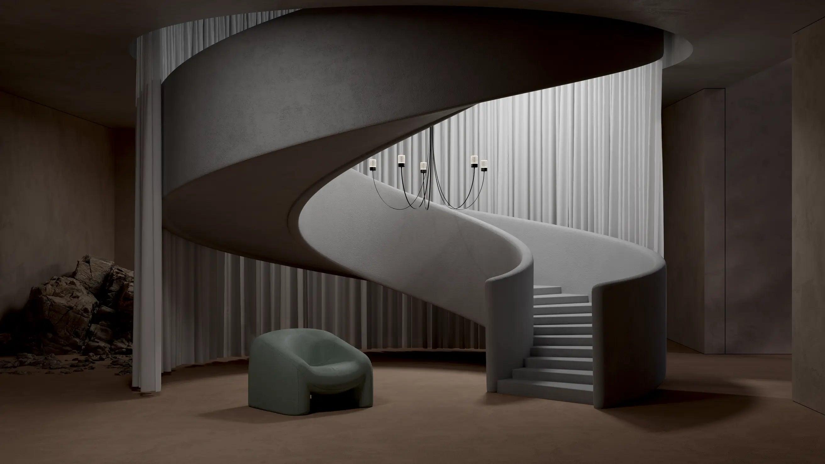 Żyrandol GRAVITY CHANDLIER czarny Moooi Eye on Design