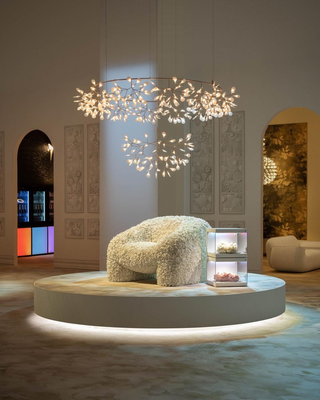 Żyrandol HERACLEUM III THE BIG O biały Moooi Eye on Design