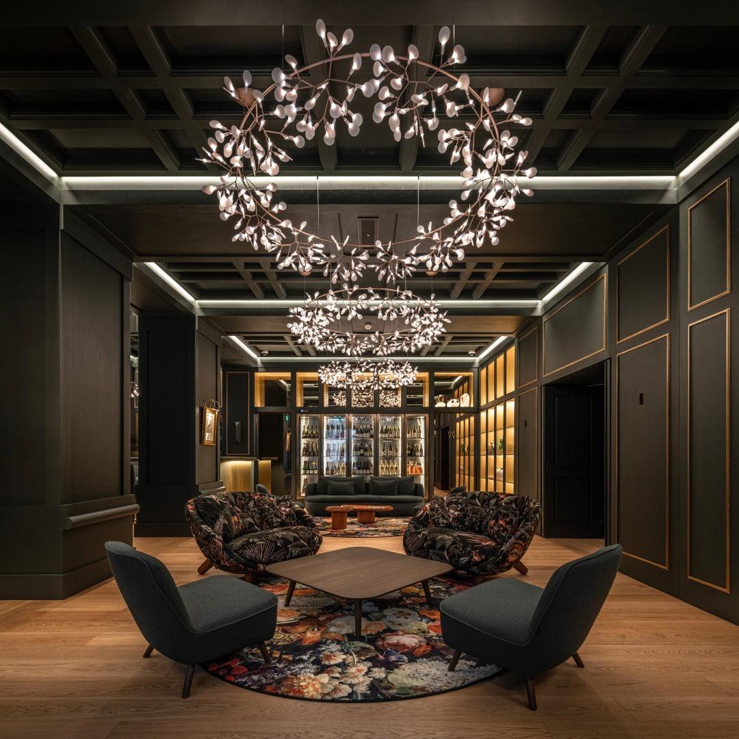 Żyrandol HERACLEUM III THE BIG O zielony Moooi Eye on Design