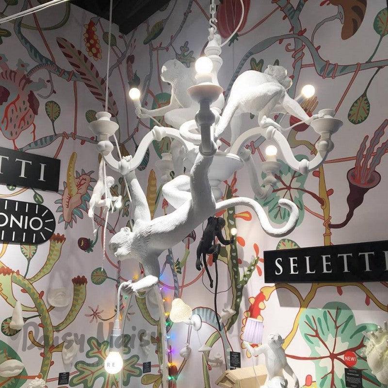 Żyrandol MONKEY biały Seletti Eye on Design