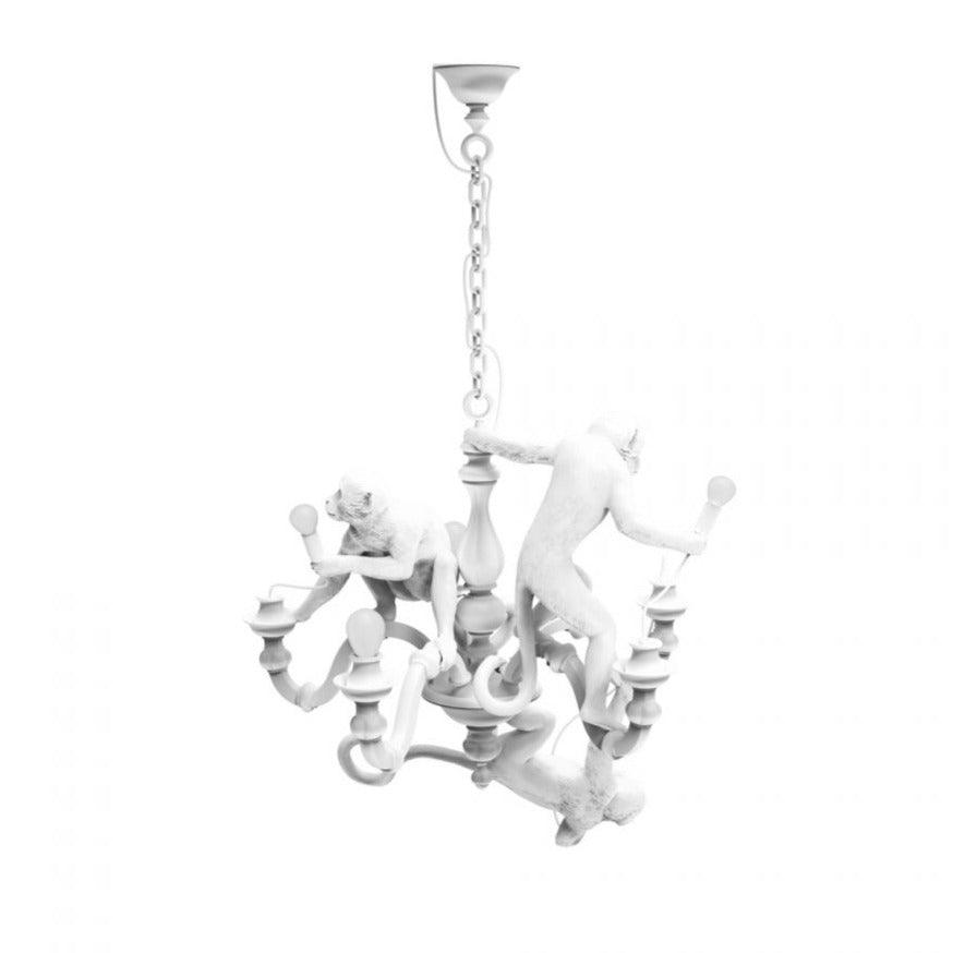Żyrandol MONKEY biały Seletti Eye on Design