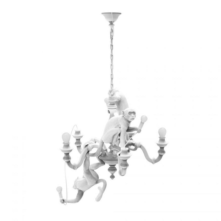 Żyrandol MONKEY biały Seletti Eye on Design