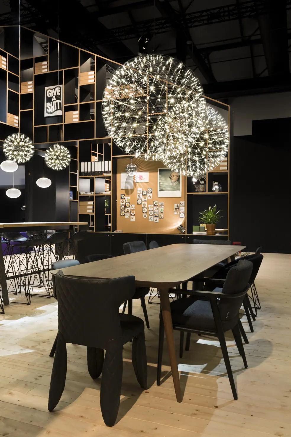 Żyrandol RAIMOND II R127-R163-R199 stal nierdzewna Moooi Eye on Design