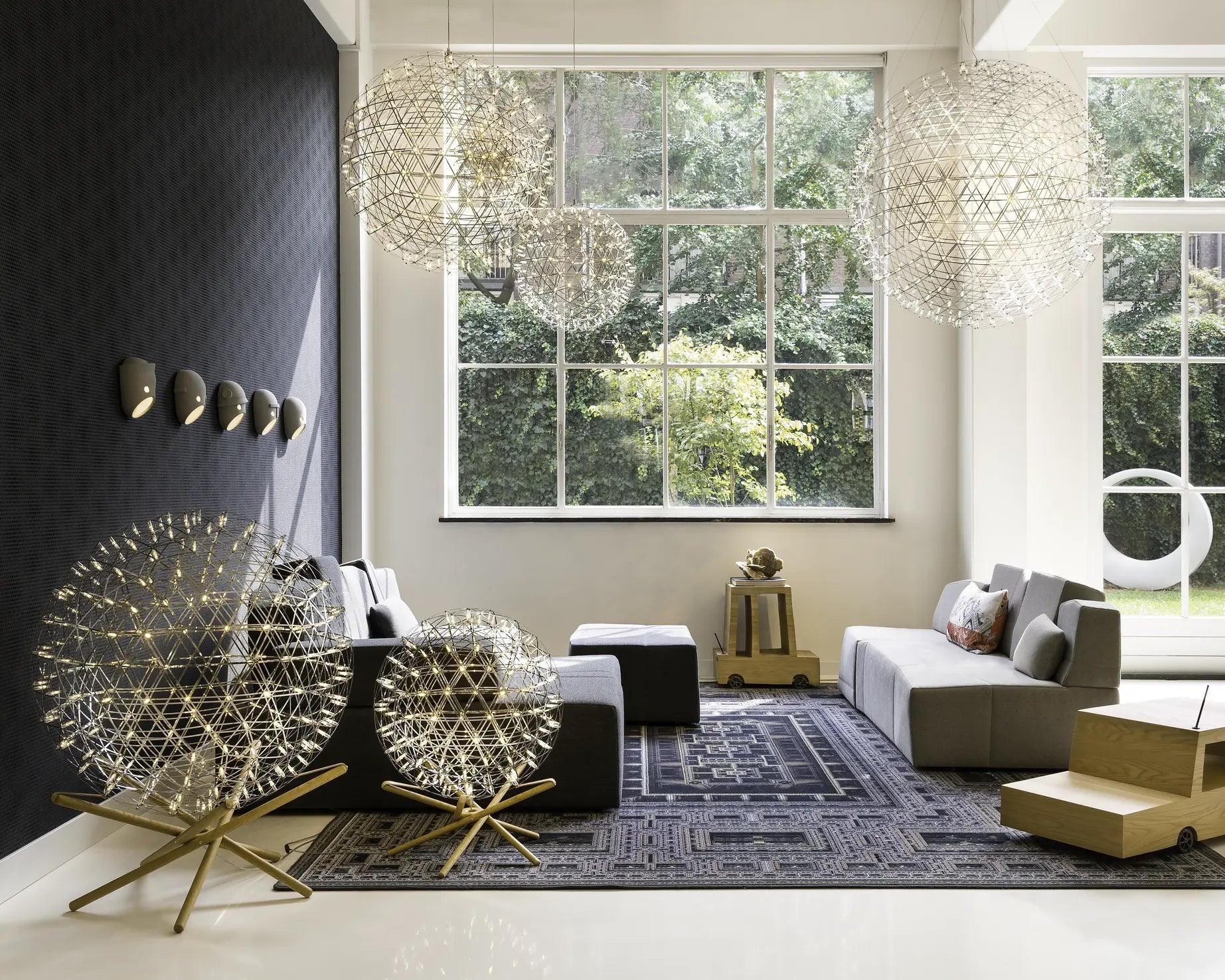 Żyrandol RAIMOND II R127-R163-R199 stal nierdzewna Moooi Eye on Design