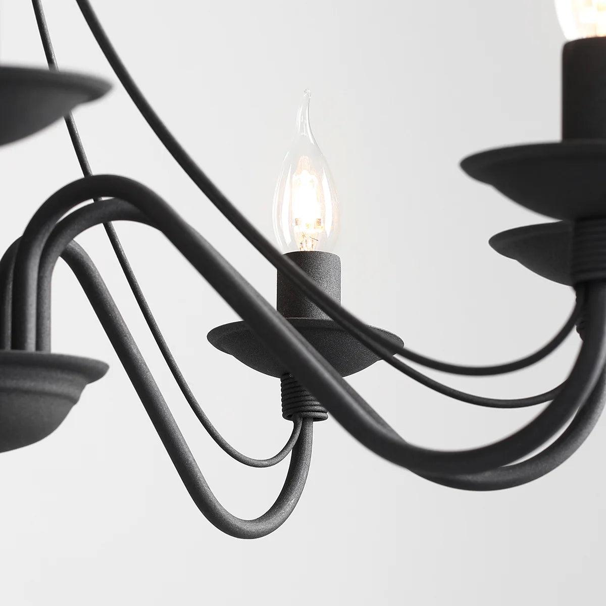 Żyrandol ROSE OCTA czarny Artera Eye on Design