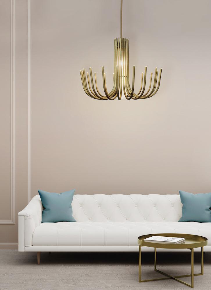 Żyrandol STARDUST LARGE satynowy brąz Contardi Eye on Design