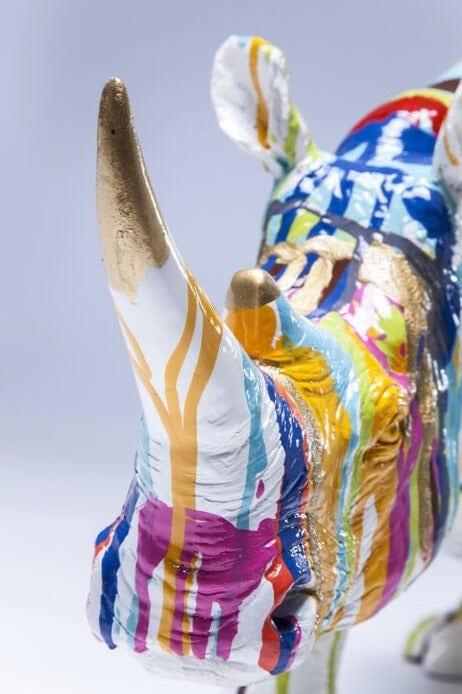 Figurka dekoracyjna RHINOCEROS wielokolorowy Kare Design Eye on Design