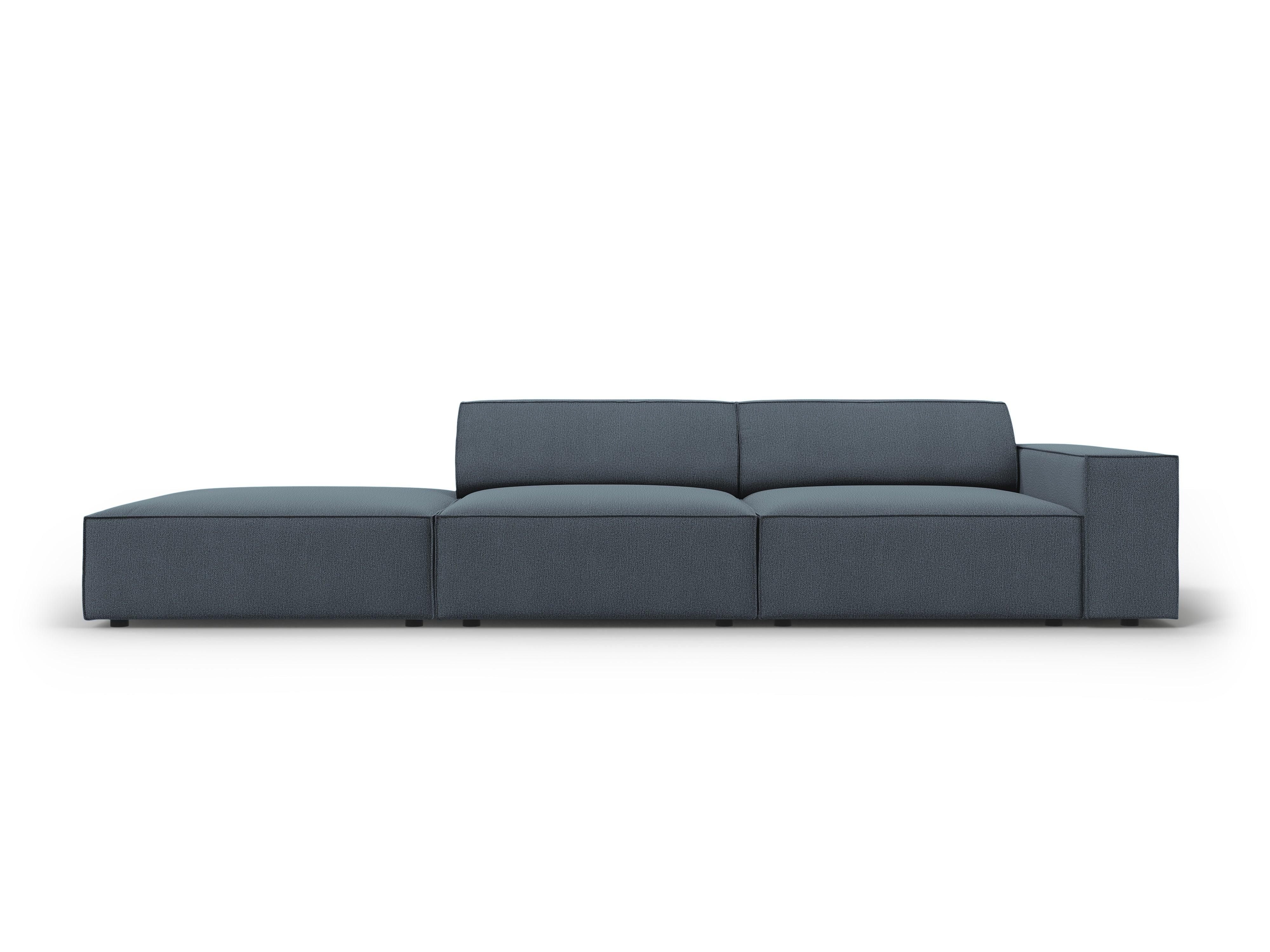 Sofa lewostronna 3-osobowa JODIE niebieski Micadoni Eye on Design