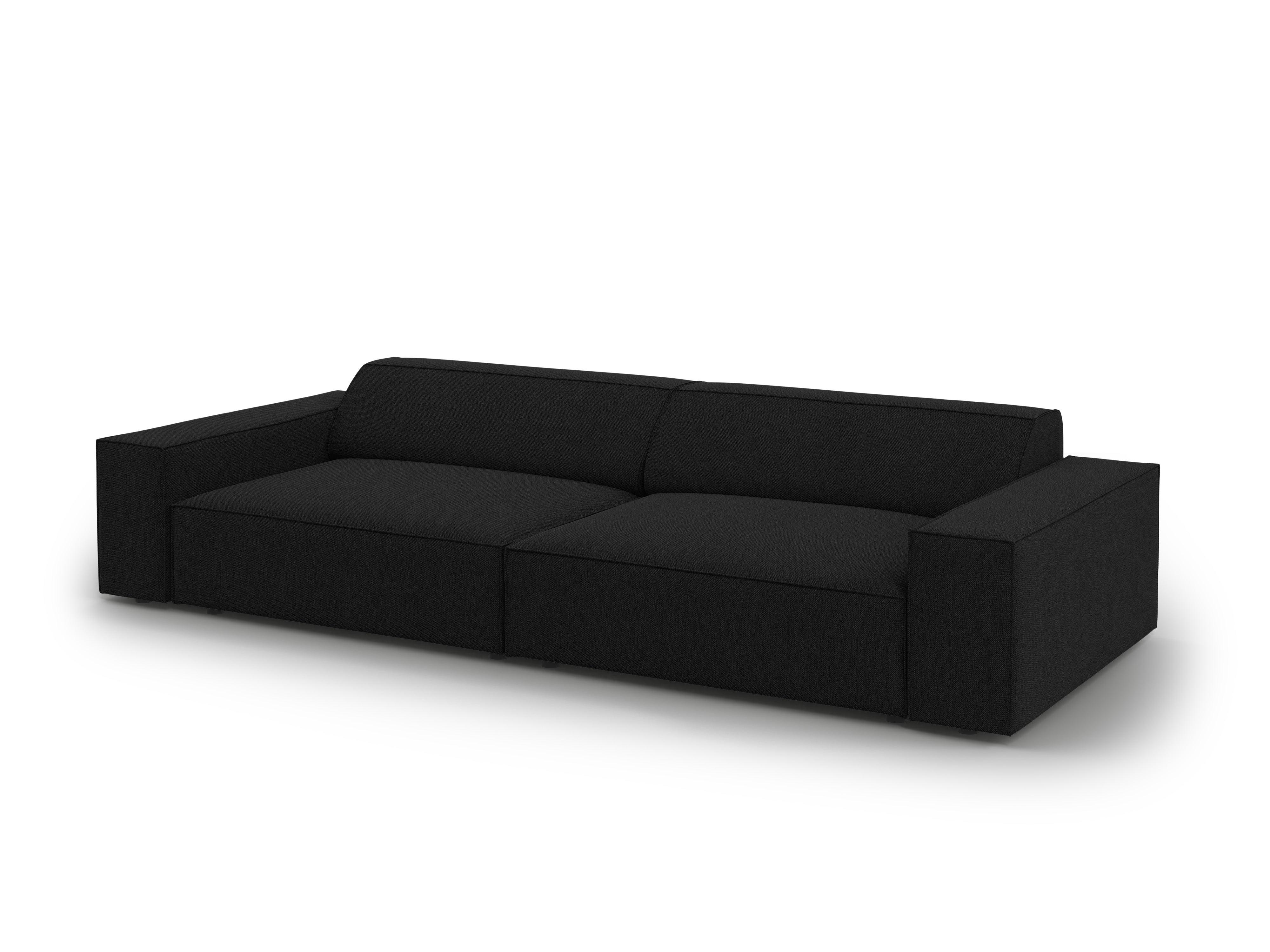 Sofa 3-osobowa JODIE czarny Micadoni Eye on Design
