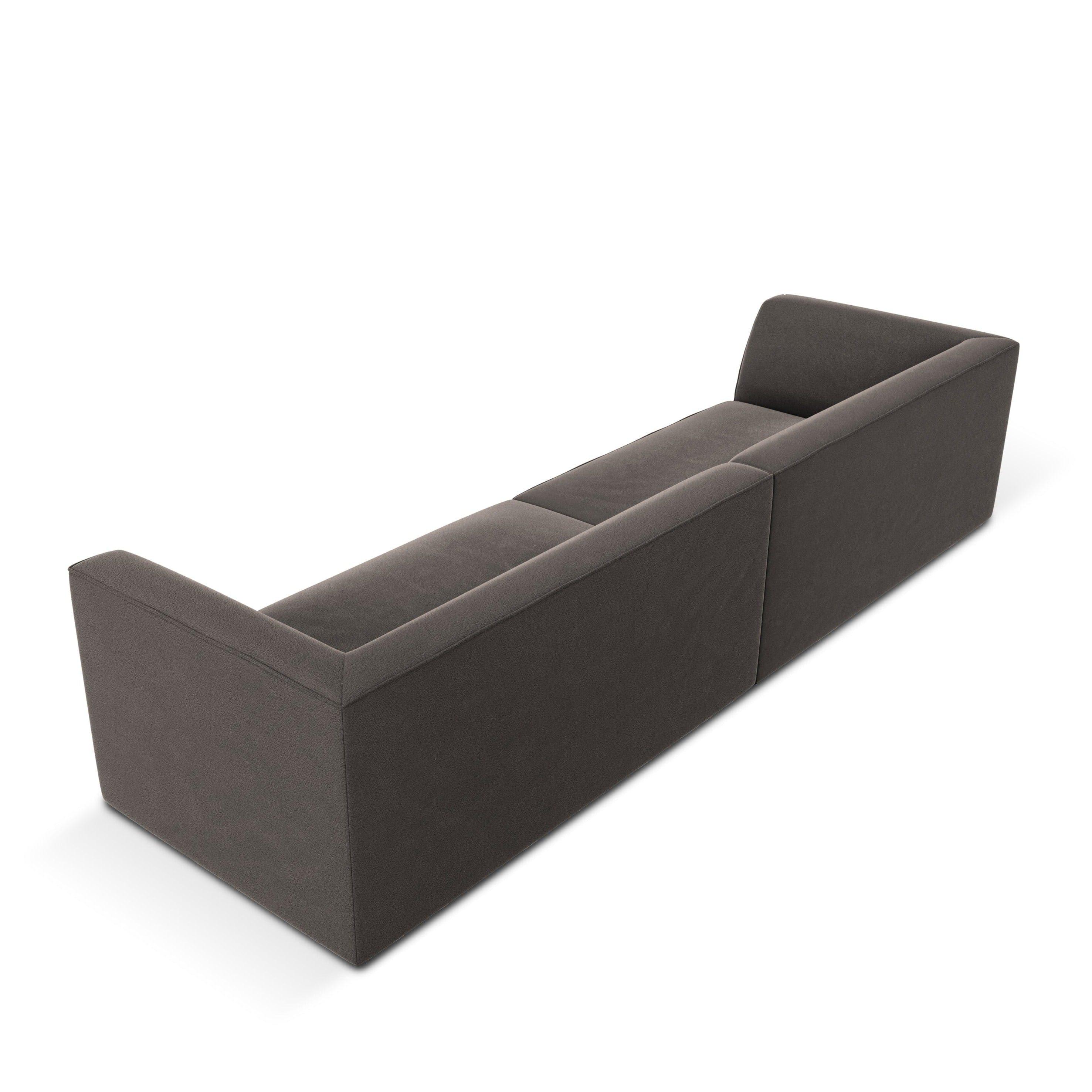 Sofa aksamitna RUBY ciemnoszary Micadoni Eye on Design