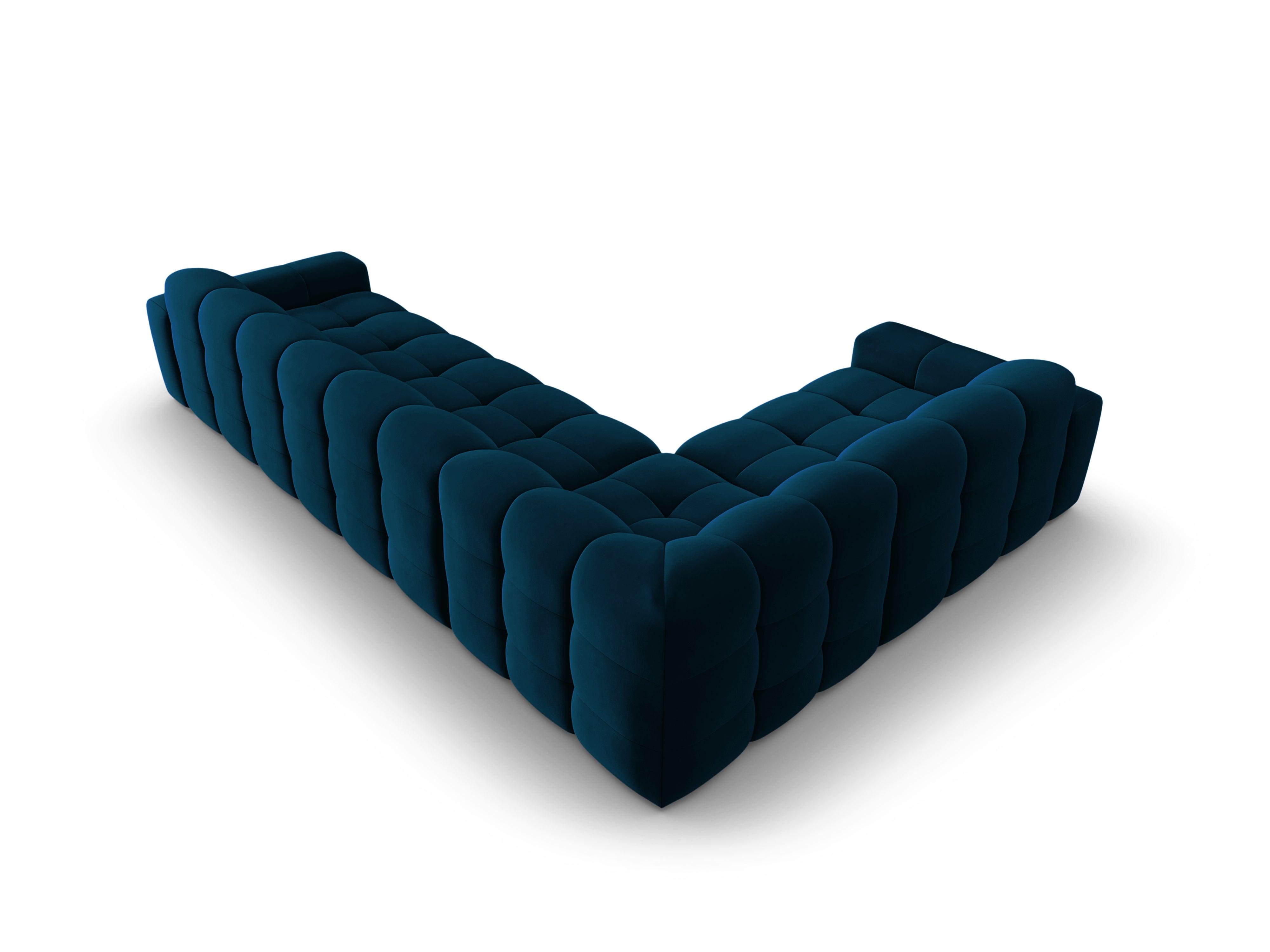 Narożnik lewostronny 6-osobowy KENDAL granatowy Micadoni Eye on Design