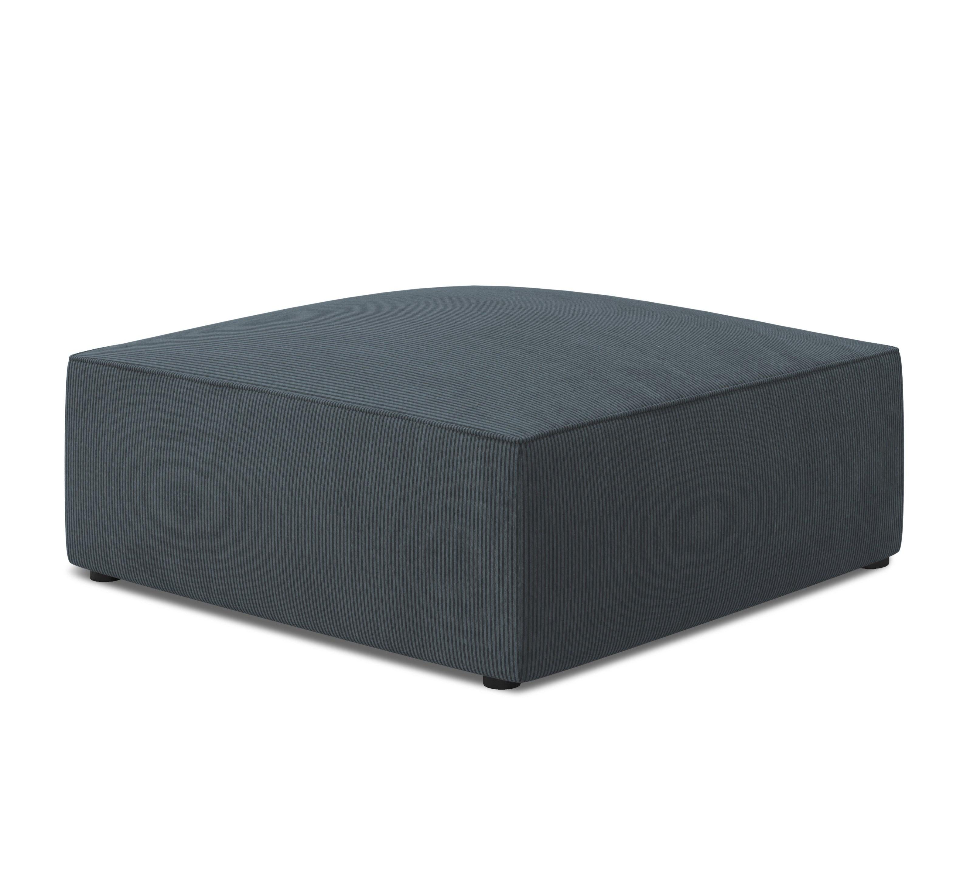 Puf sztruksowy RUBY niebieski Micadoni Eye on Design