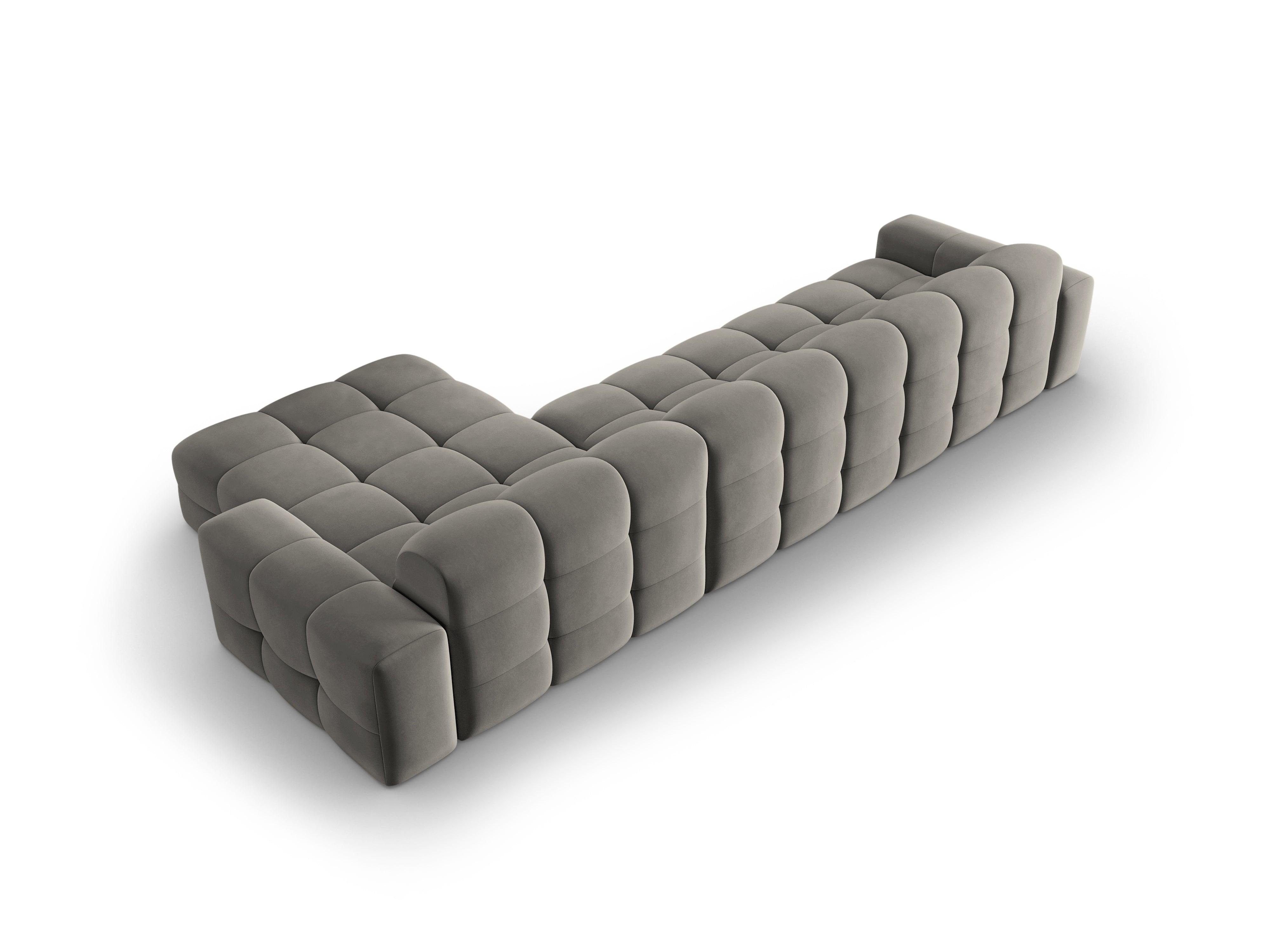 Narożnik prawostronny 5-osobowy KENDAL szary Micadoni Eye on Design