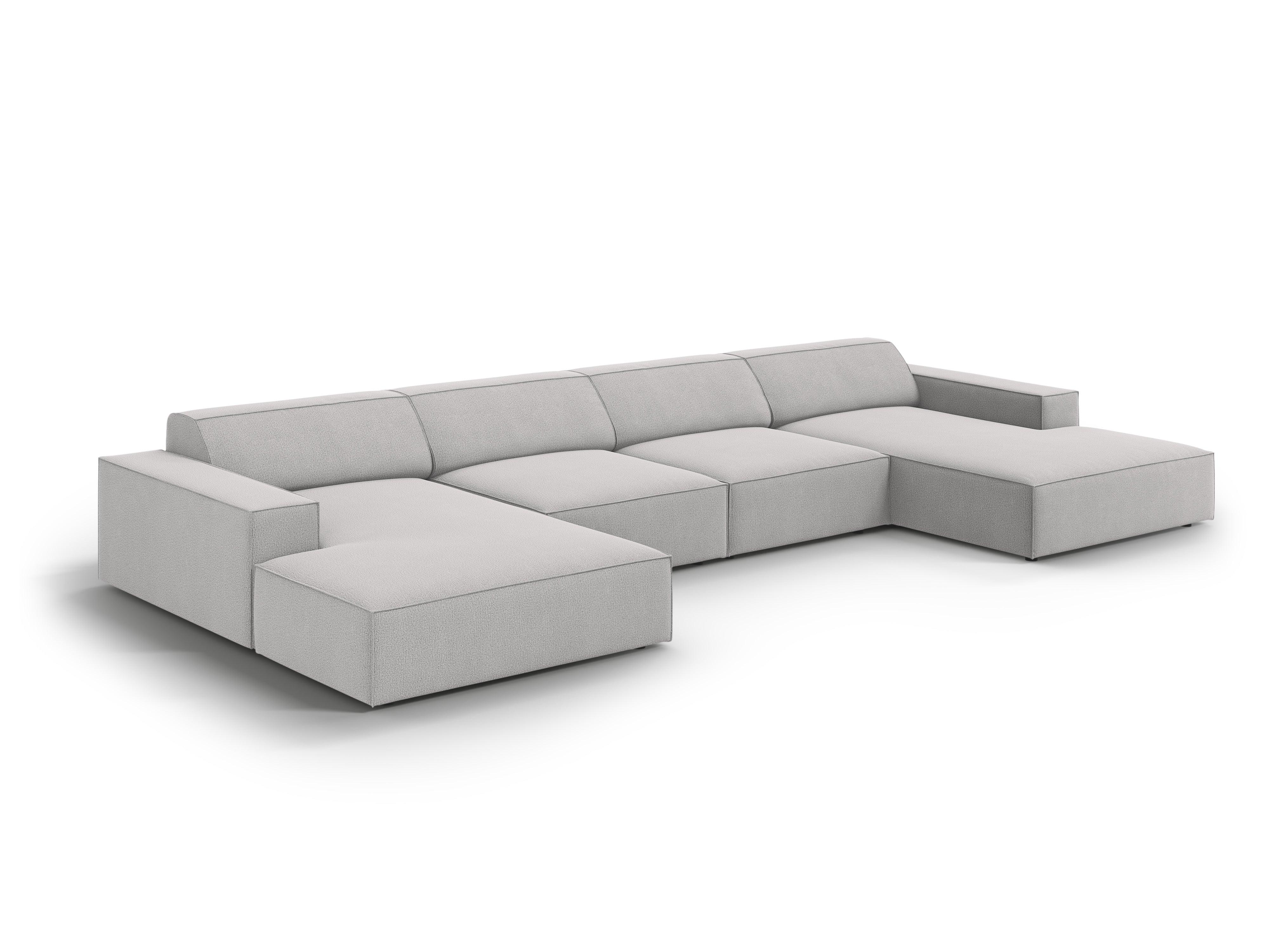 Sofa panoramiczna JODIE jasnoszary Micadoni Eye on Design