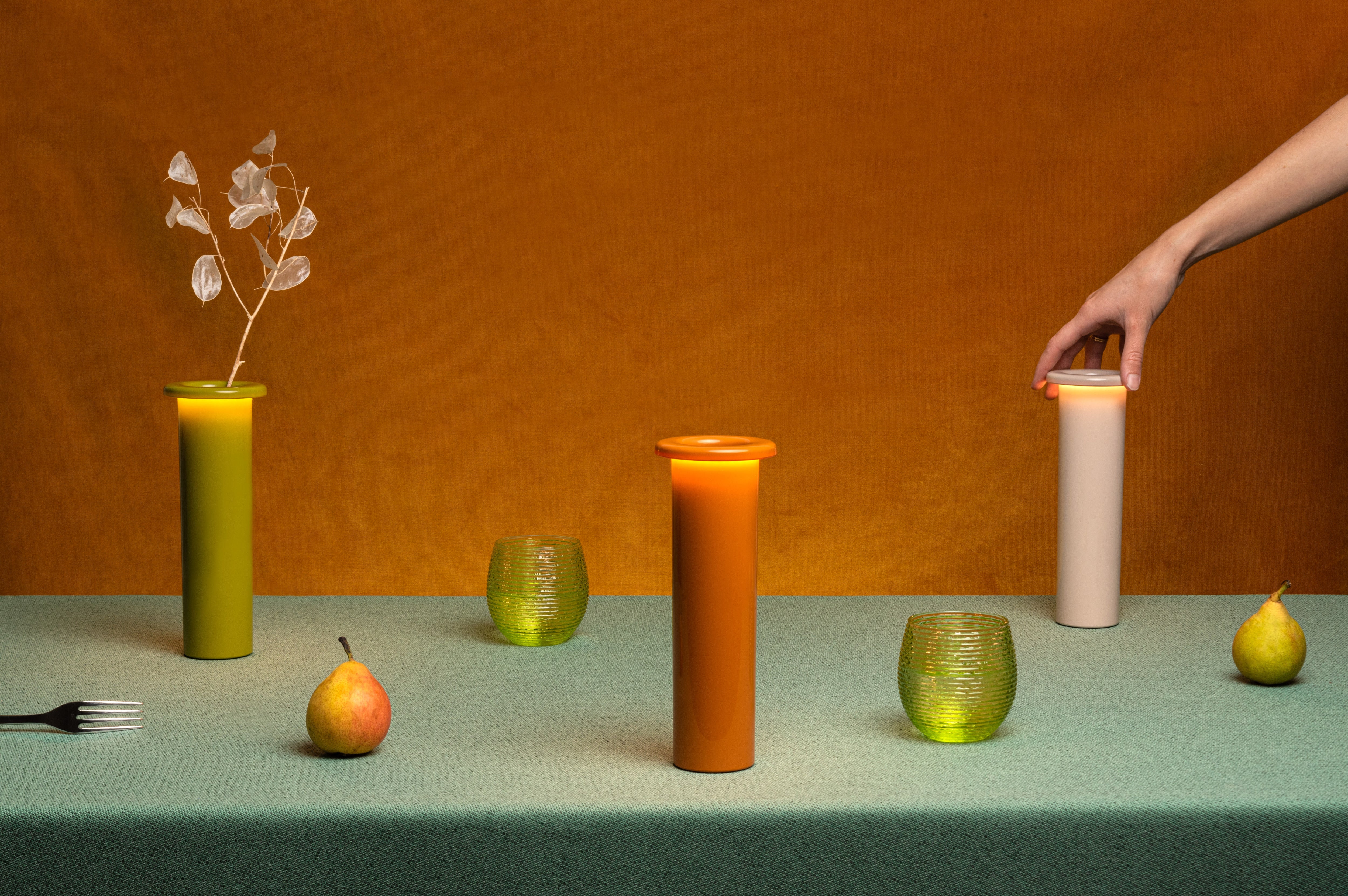 Lampa stołowa wazon bezprzewodowa BOUQUET czarny Magis Eye on Design