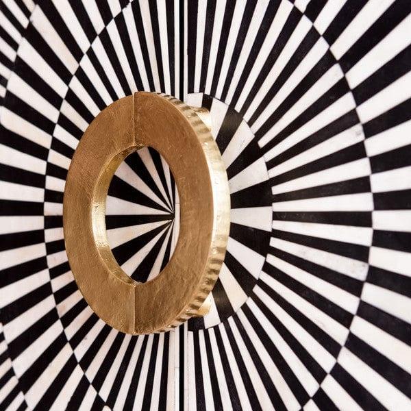 Komoda ELECTRO czarny ze złotymi detalami Kare Design Eye on Design