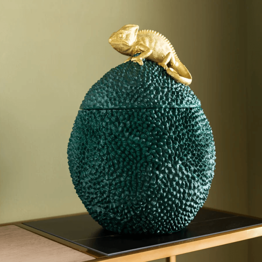 Pojemnik dekoracyjny CHAMELEON zielony Kare Design Eye on Design