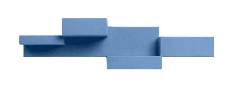 Półka na książki PRIMITIVE MINI niebieski Qeeboo Eye on Design