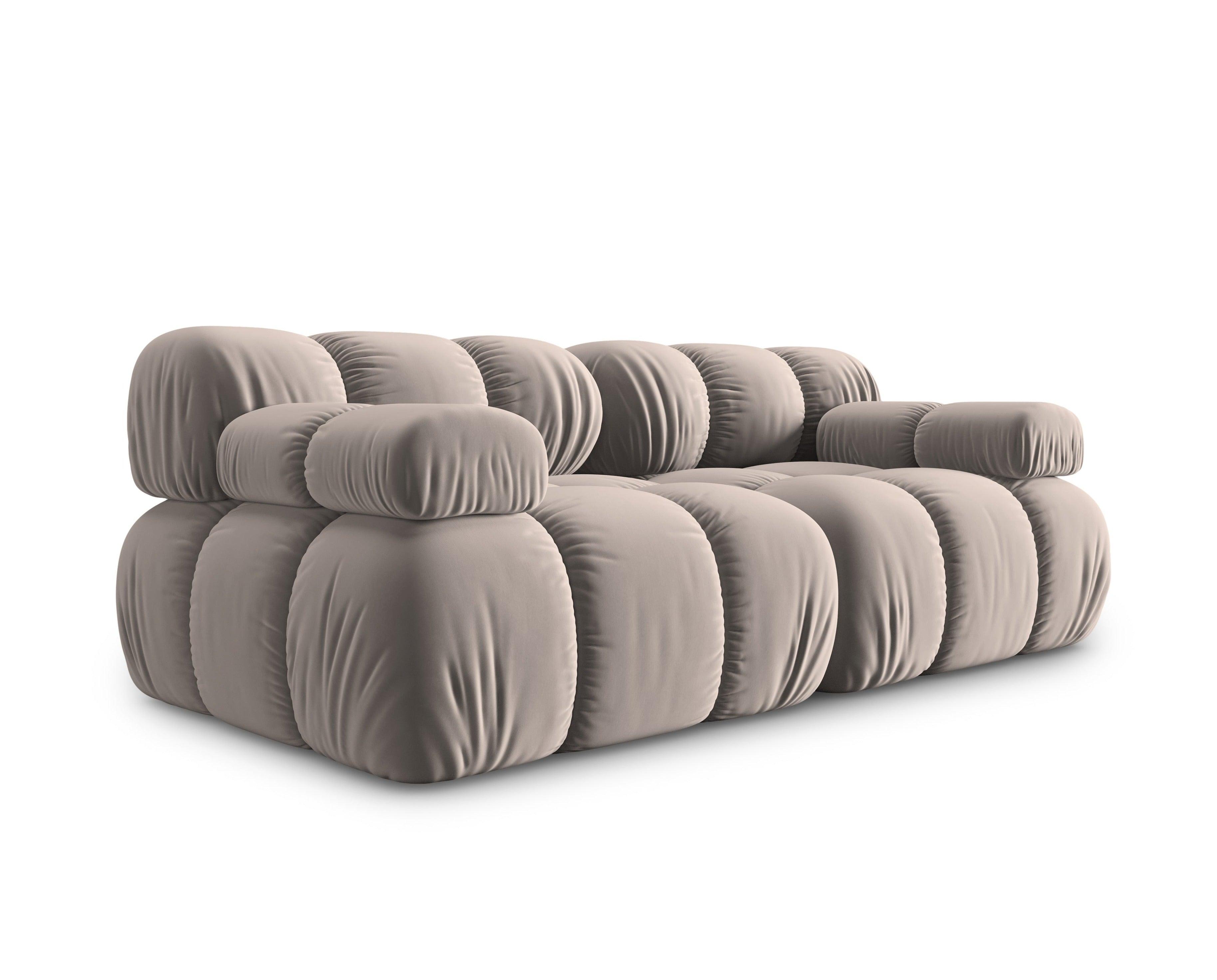 Sofa aksamitna 2-osobowa TROPEA cappuccino Milo Casa Eye on Design