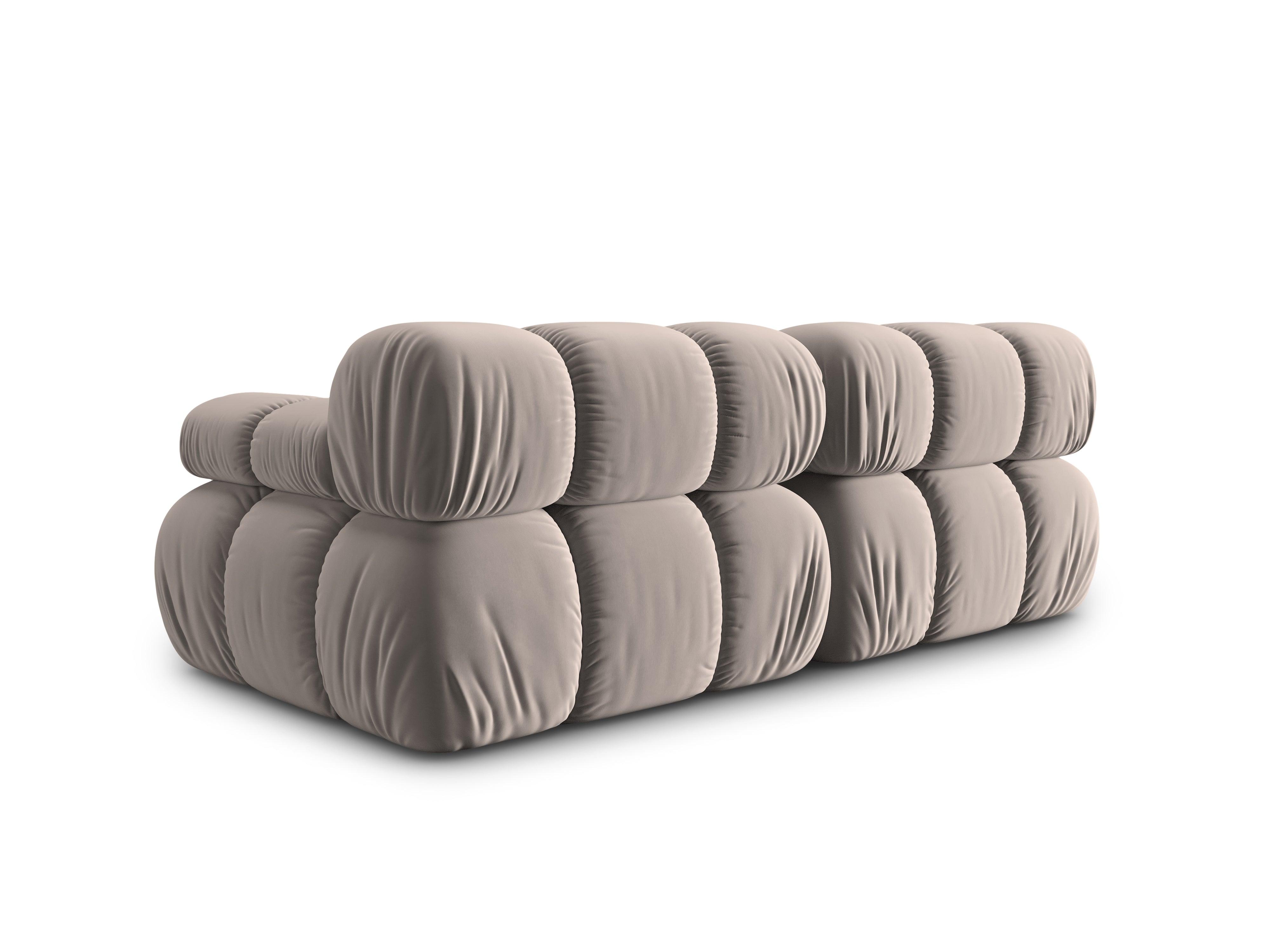 Sofa aksamitna 2-osobowa TROPEA cappuccino Milo Casa Eye on Design