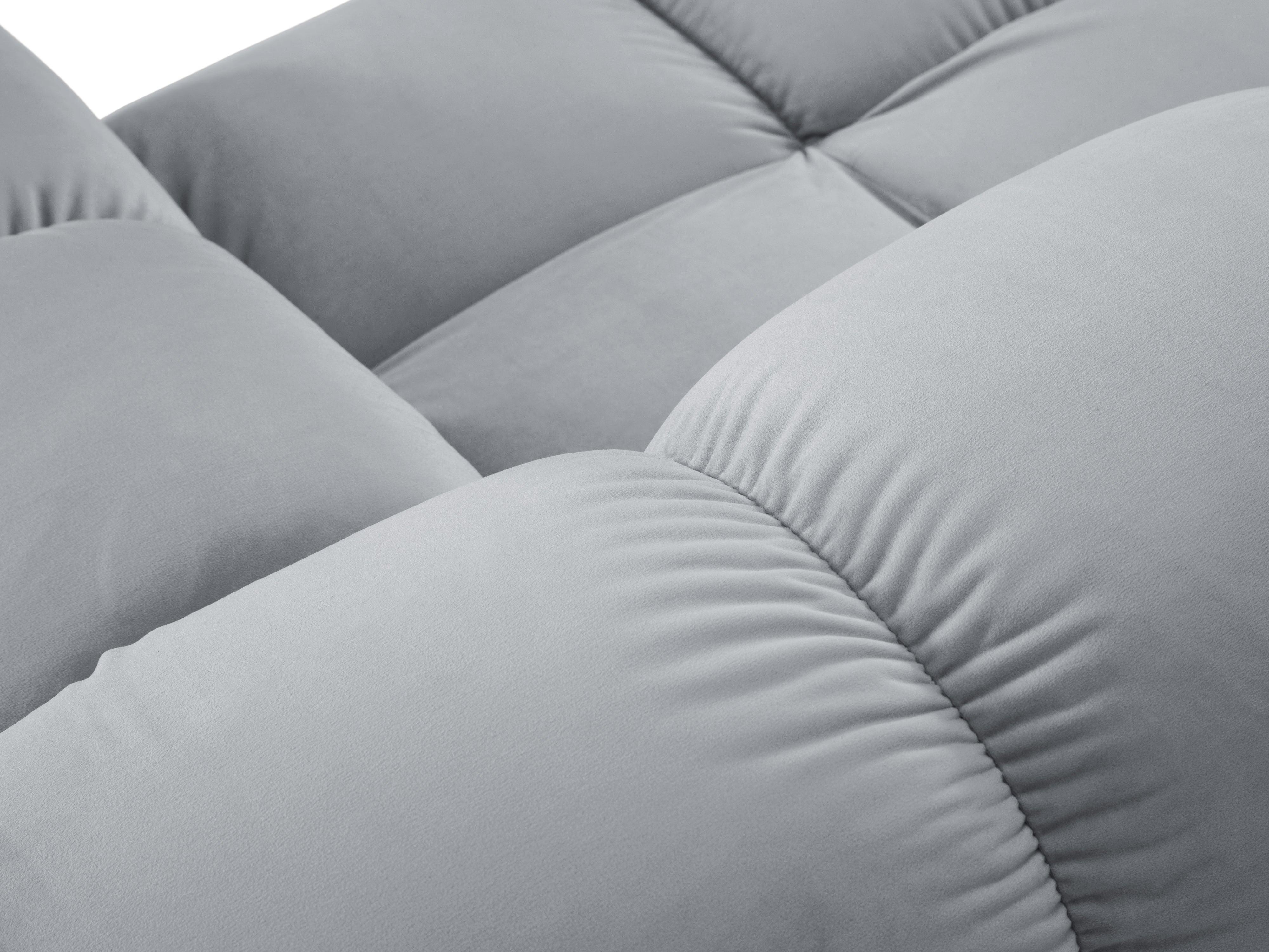 Sofa aksamitna 2-osobowa TROPEA jasnoniebieski Milo Casa Eye on Design