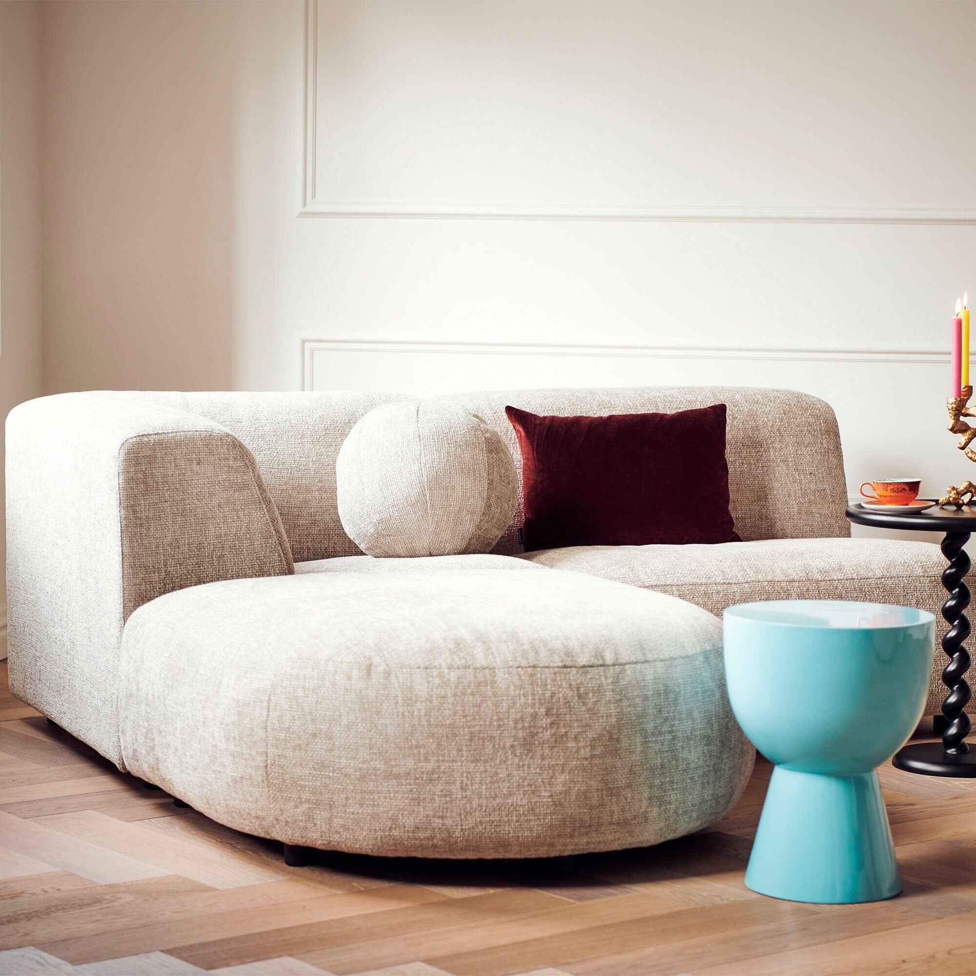 Sofa modułowa POLSPOTTEN - puf jasnobeżowy Pols Potten Eye on Design