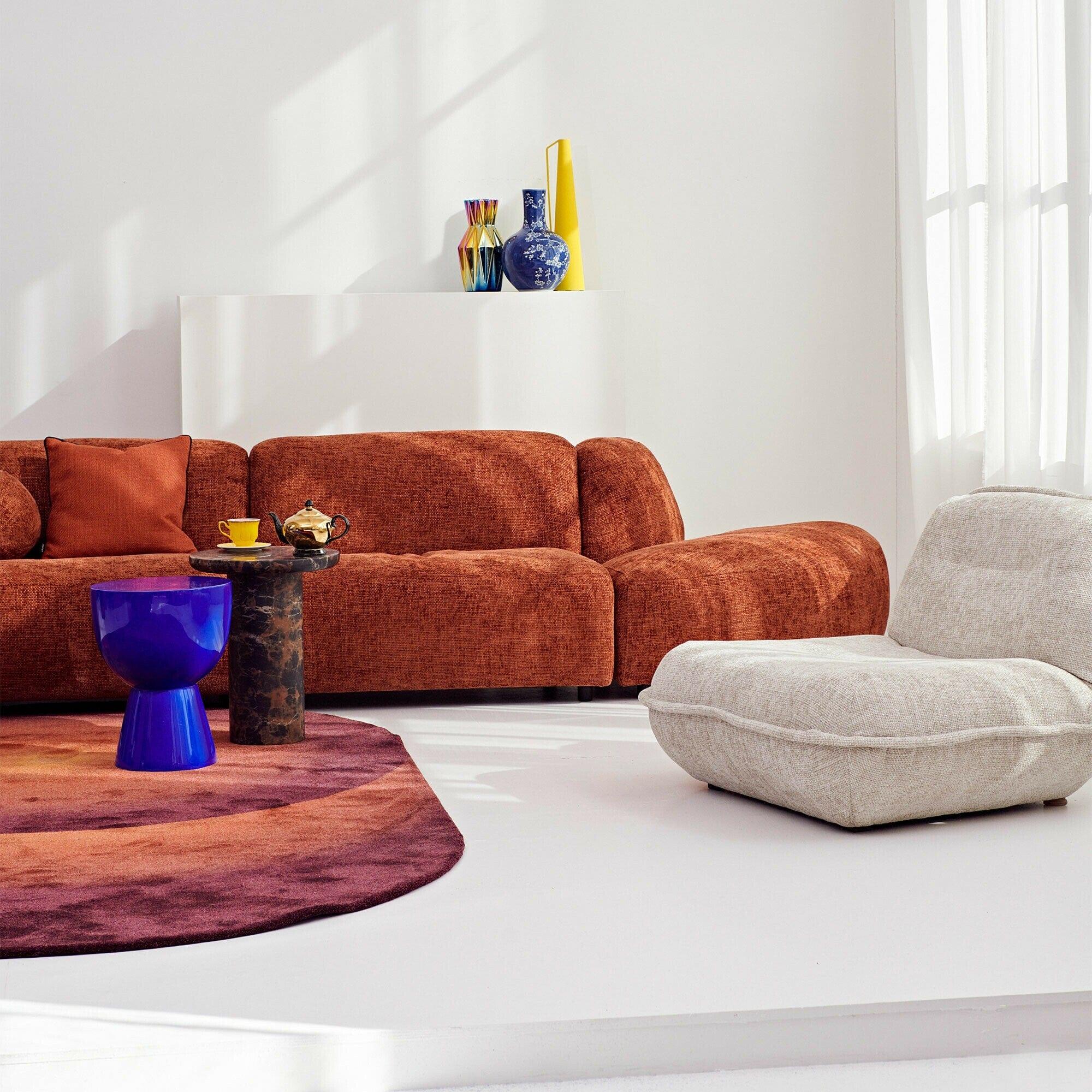 Stołek TAM TAM ciemnoniebieski Pols Potten Eye on Design