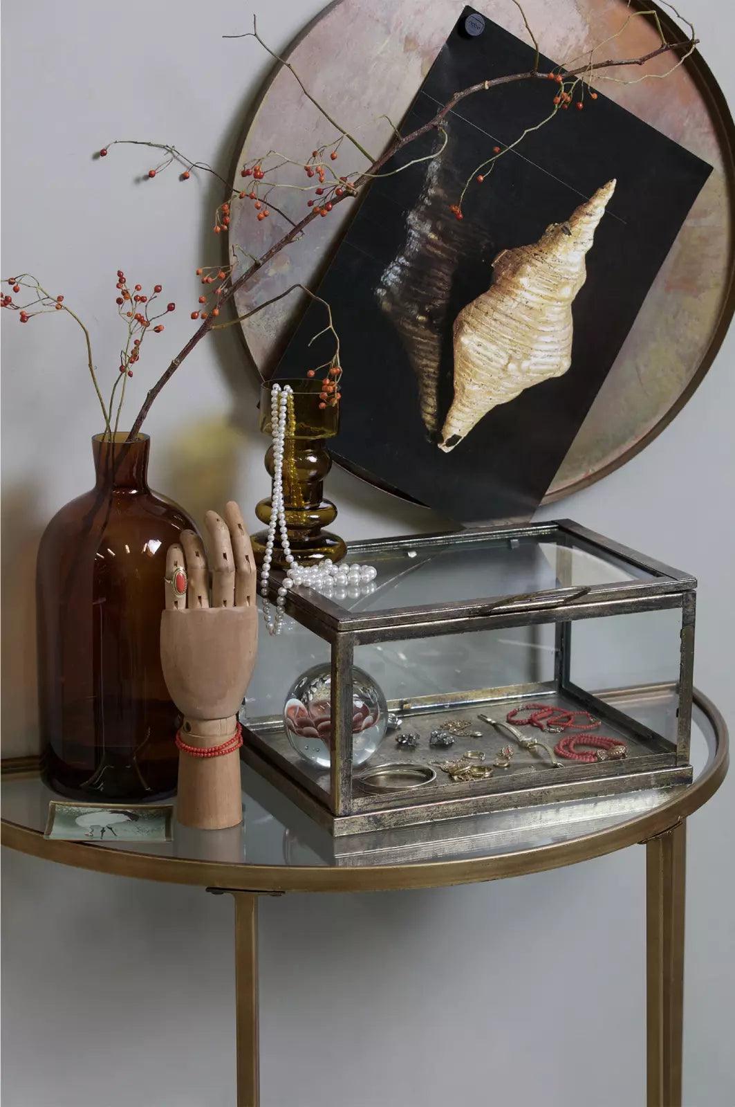 Stolik GODDESS antyczny mosiądz Be Pure Eye on Design