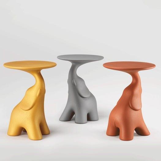 Stolik PAKO terakota Qeeboo Eye on Design