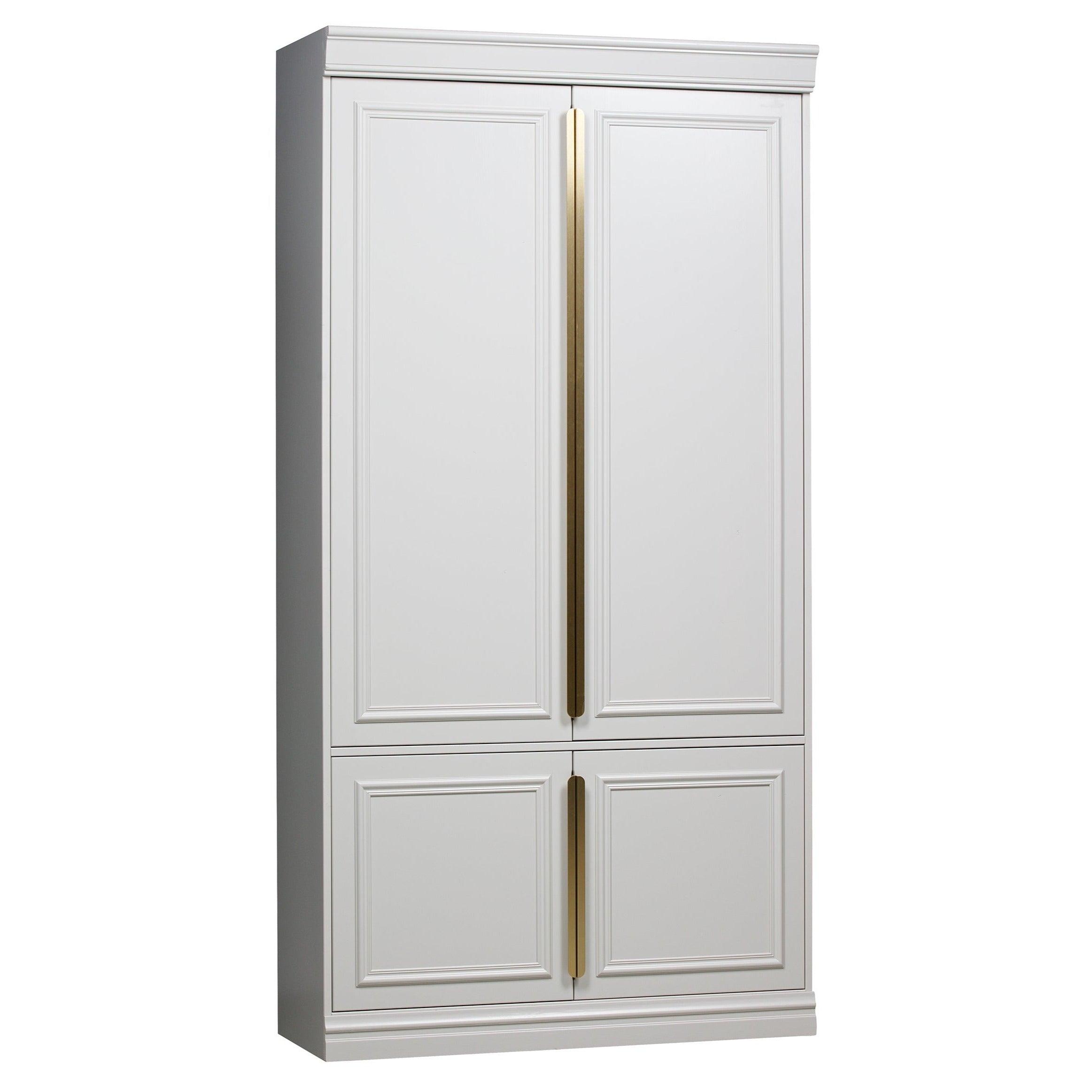 Szafa ORGANIZE jasnoszary z antycznym złotem Be Pure Eye on Design