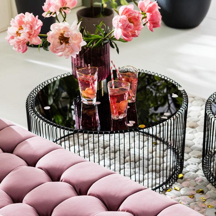 Zestaw stolików kawowych SHINE czarny Kare Design Eye on Design