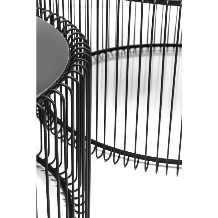 Zestaw stolików kawowych SHINE czarny Kare Design Eye on Design