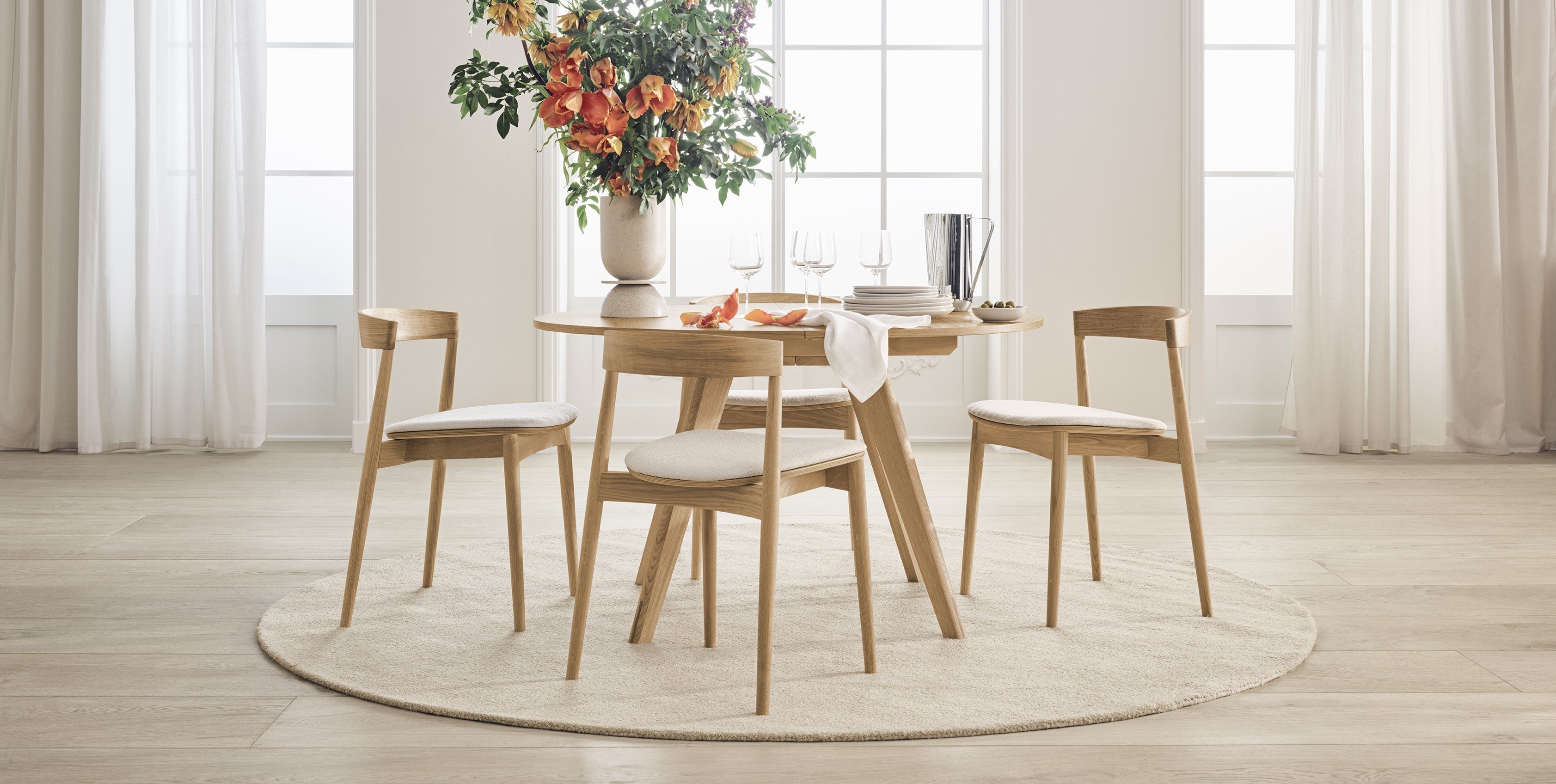 Stoły okrągłe rozkładane