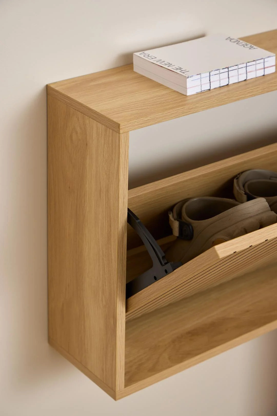 Schoenenkast ALBANY eiken melamine