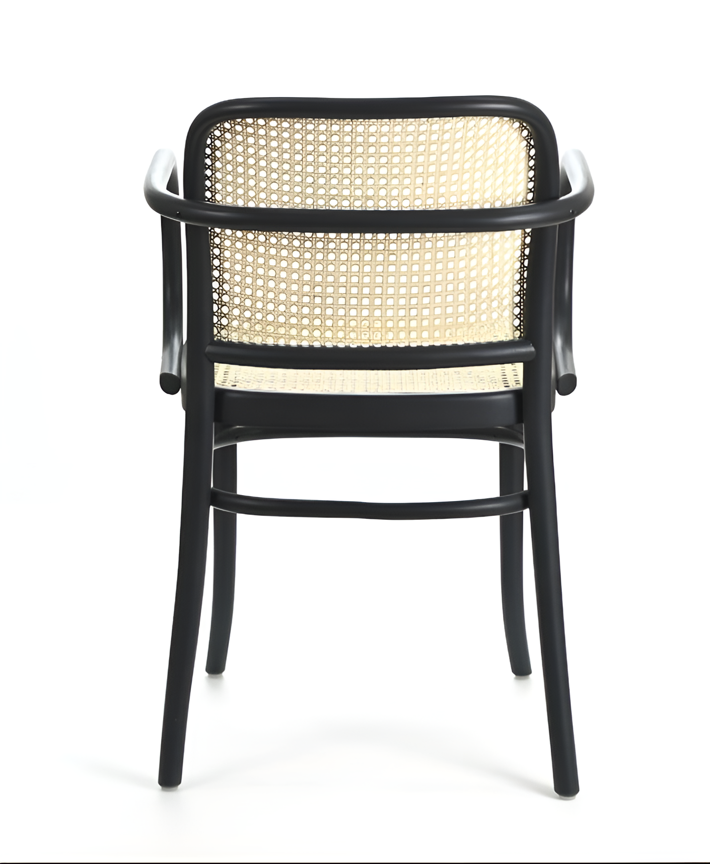 Stoel met armleuningen B-811 van beukenhout