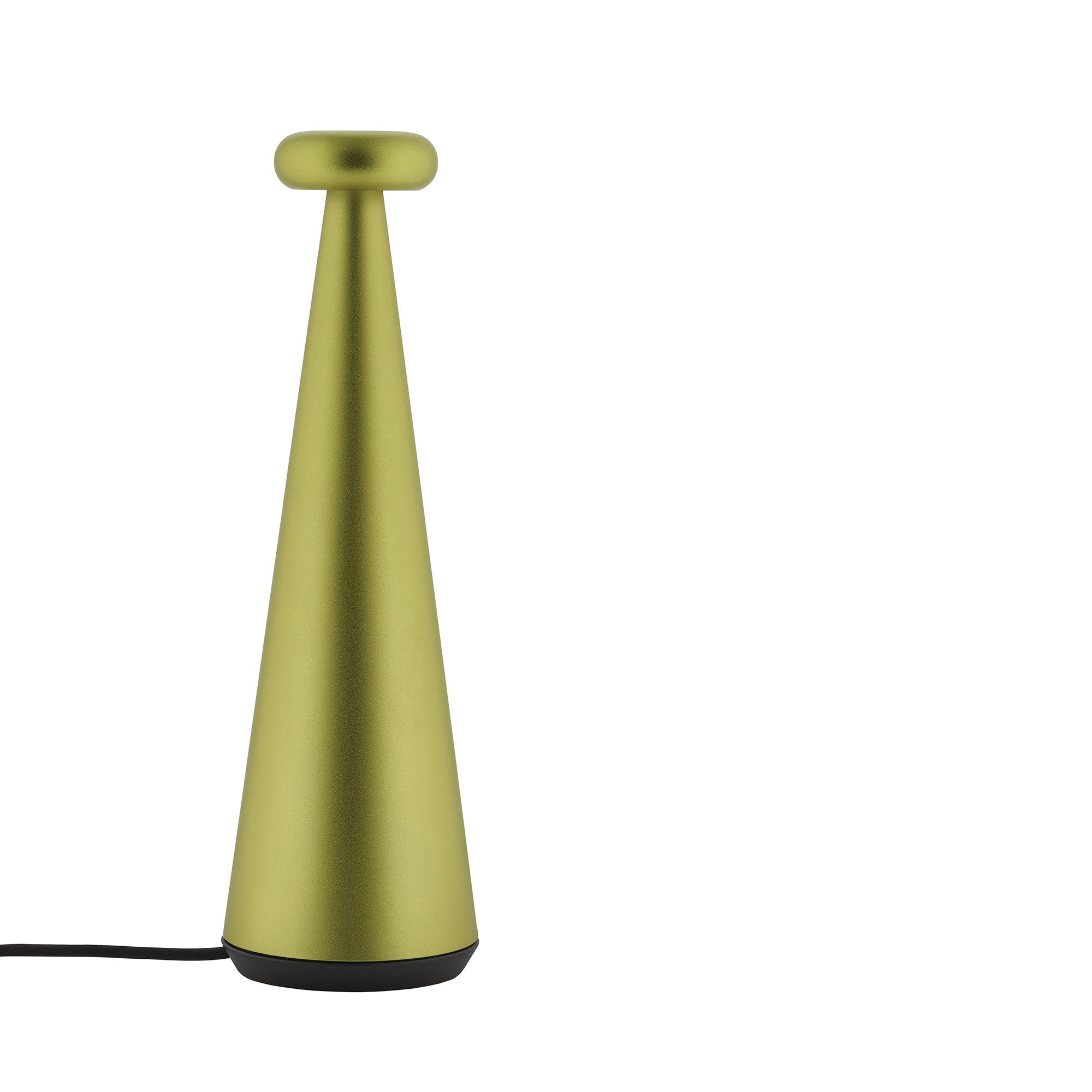 Draagbare LED-lamp BEDIN fluorescerend olijfgeel