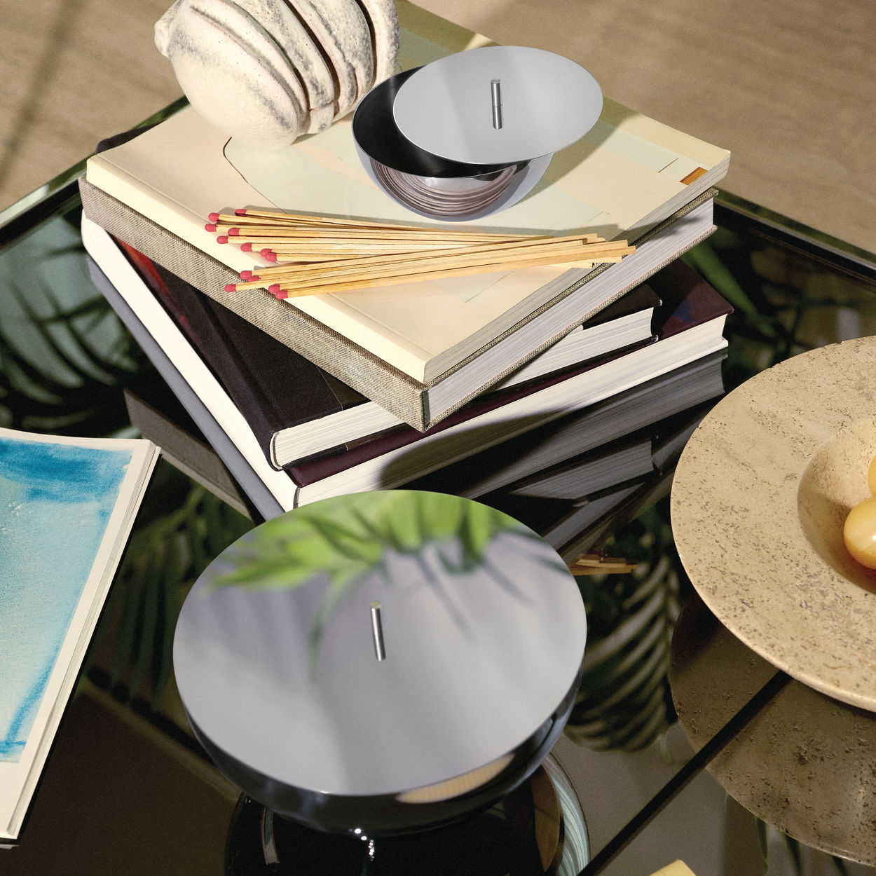 Kerzenbehälter ROCC Edelstahl