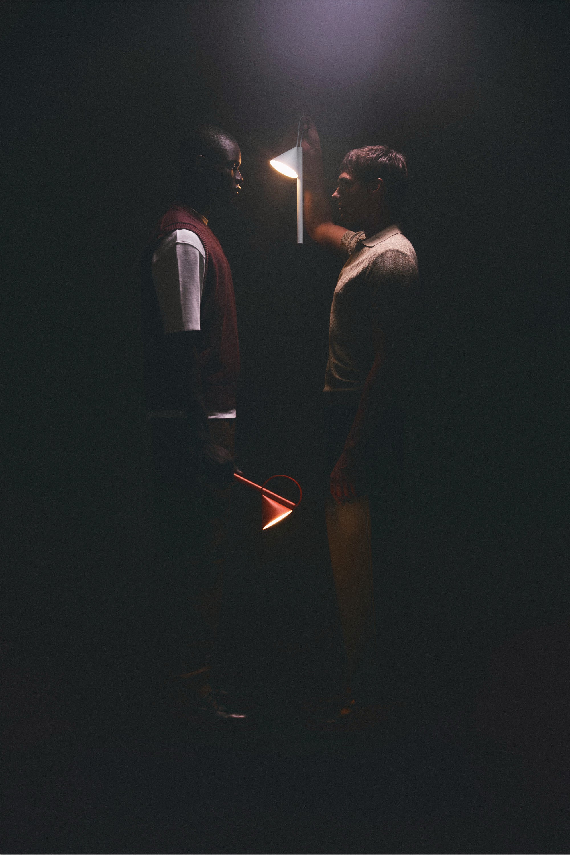 Draagbare lamp TSUMIKI oranje