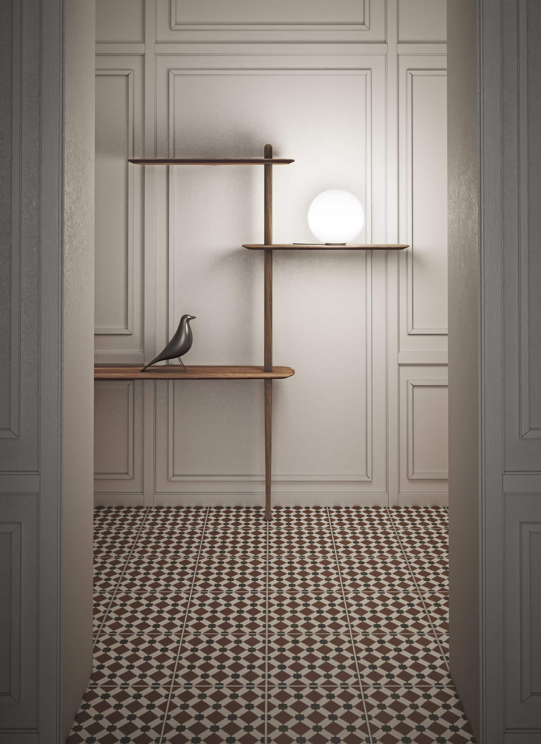 UNICA Boekenkast - CONFIGURATIE 04 notenhout