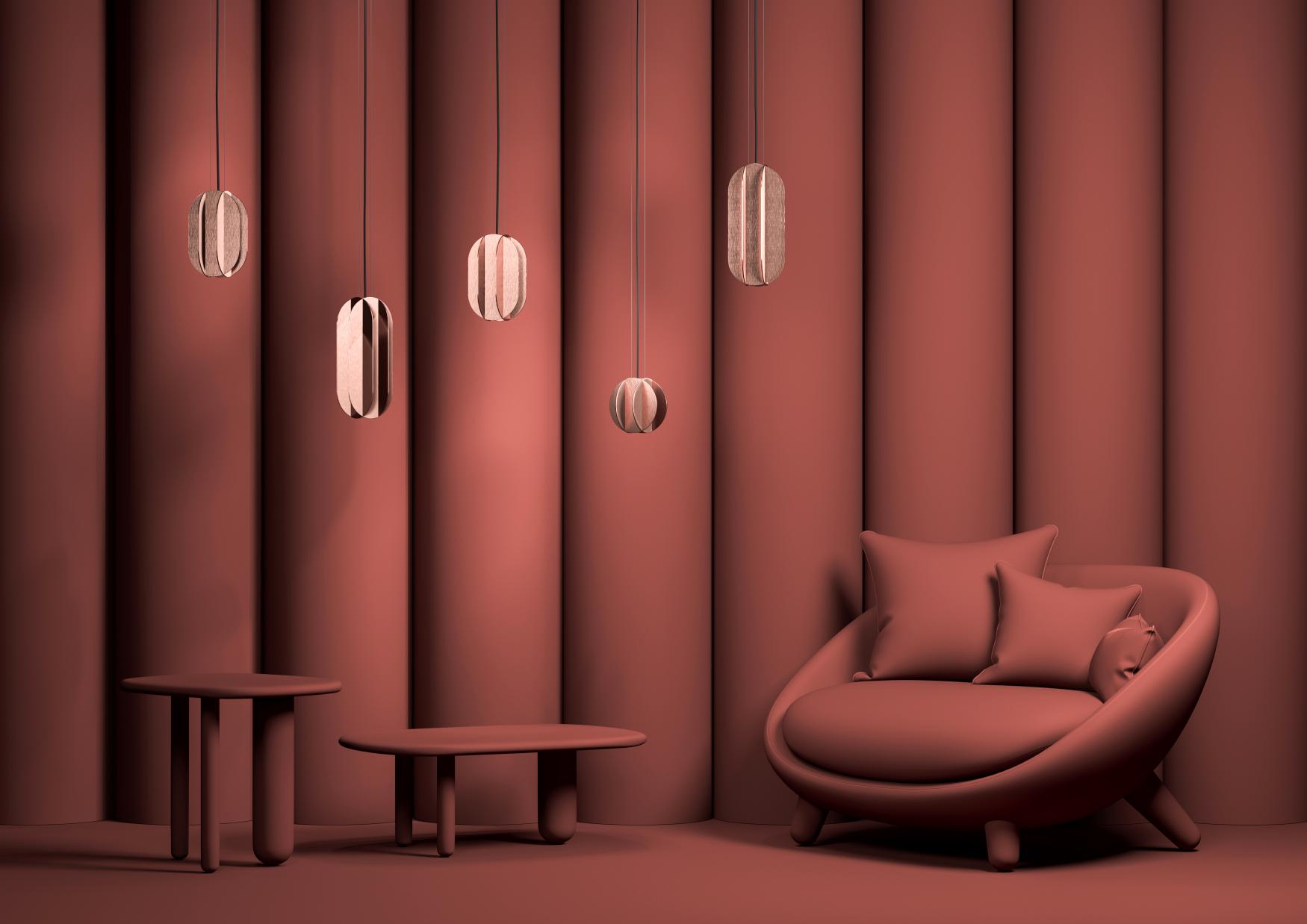 Ronde hanglamp EL staal