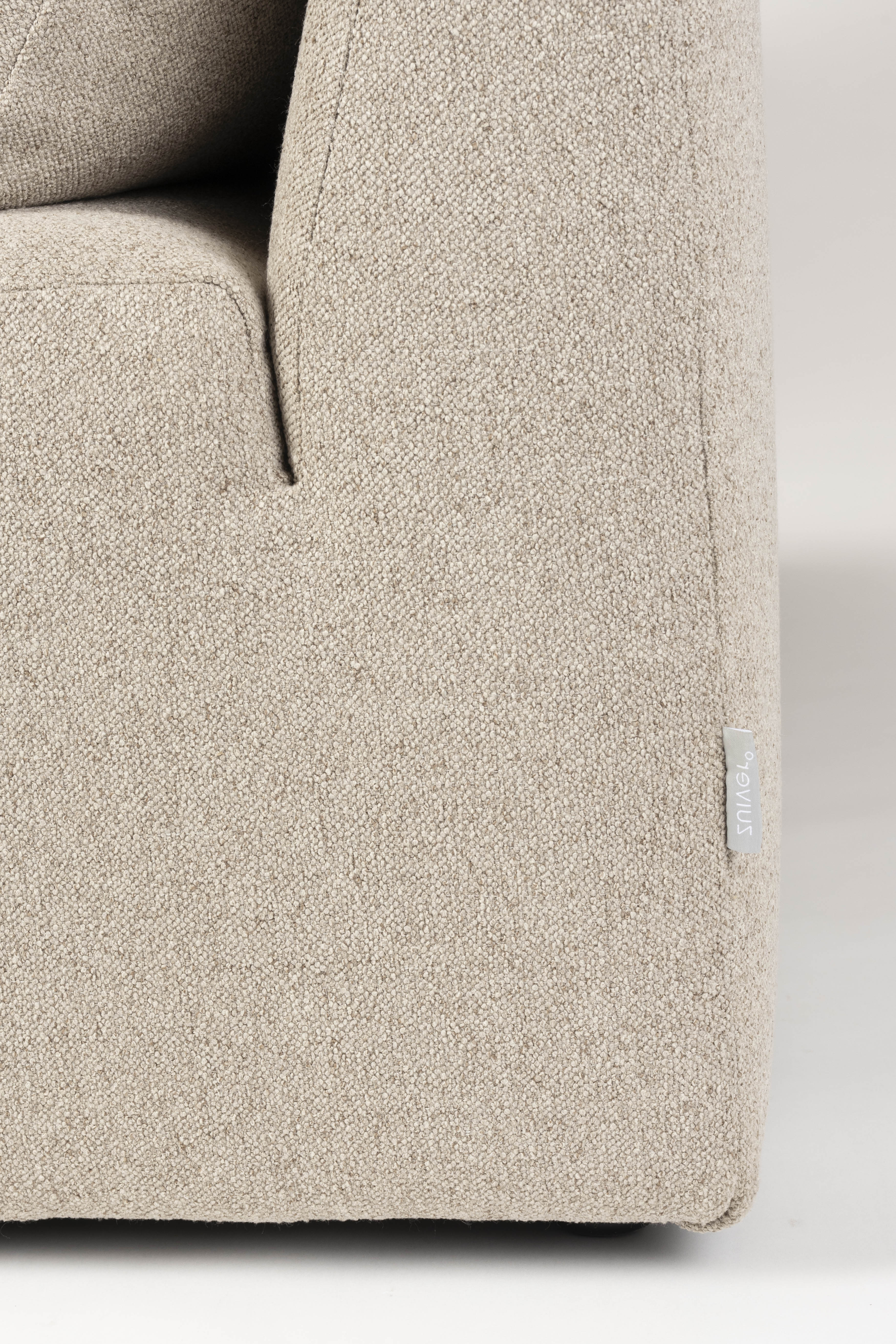 PROSPER modular sofa - right-side chaise longue cappuccino