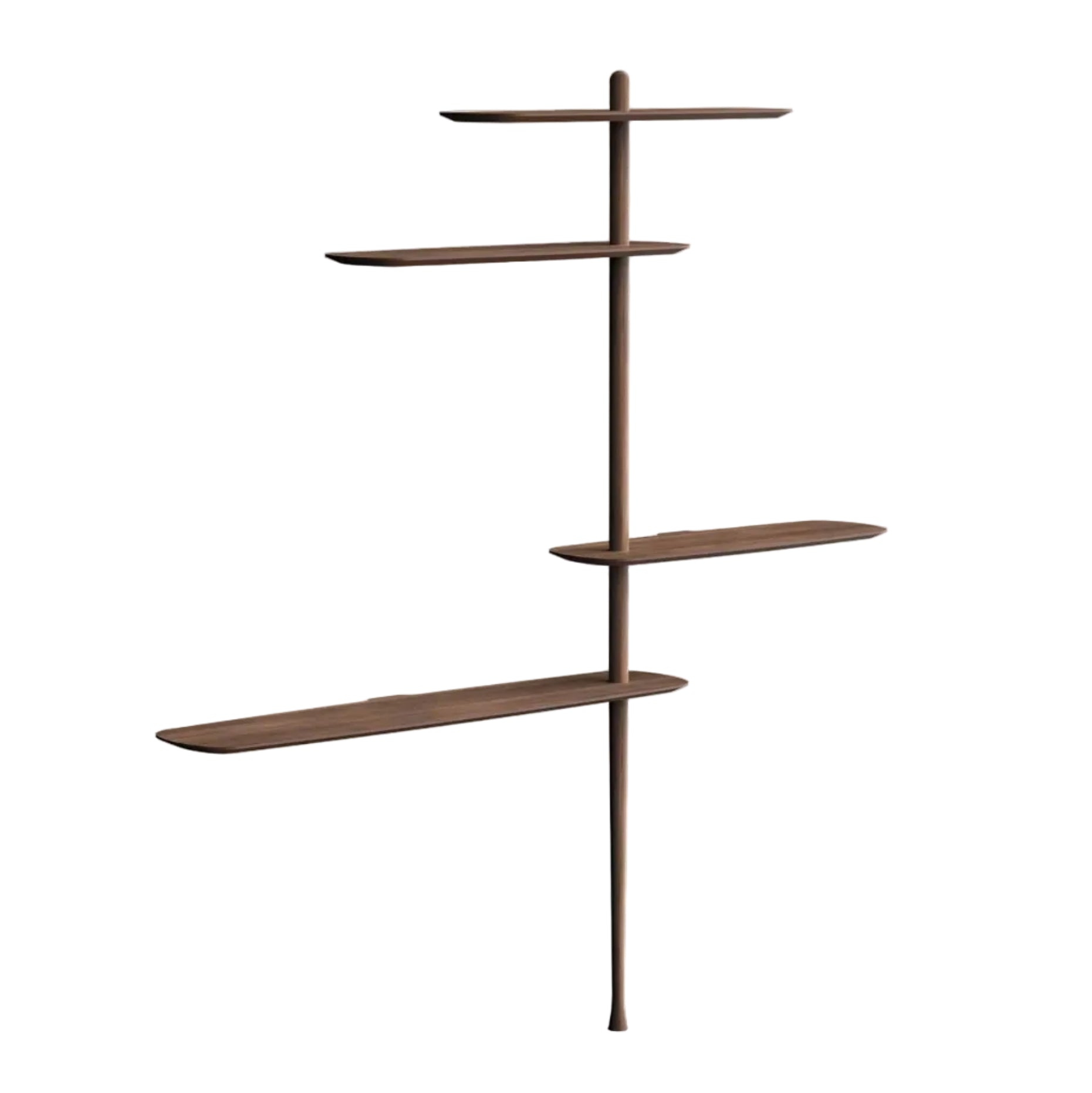 Regaal UNICA - CONFIGURATIE 08 notenhout