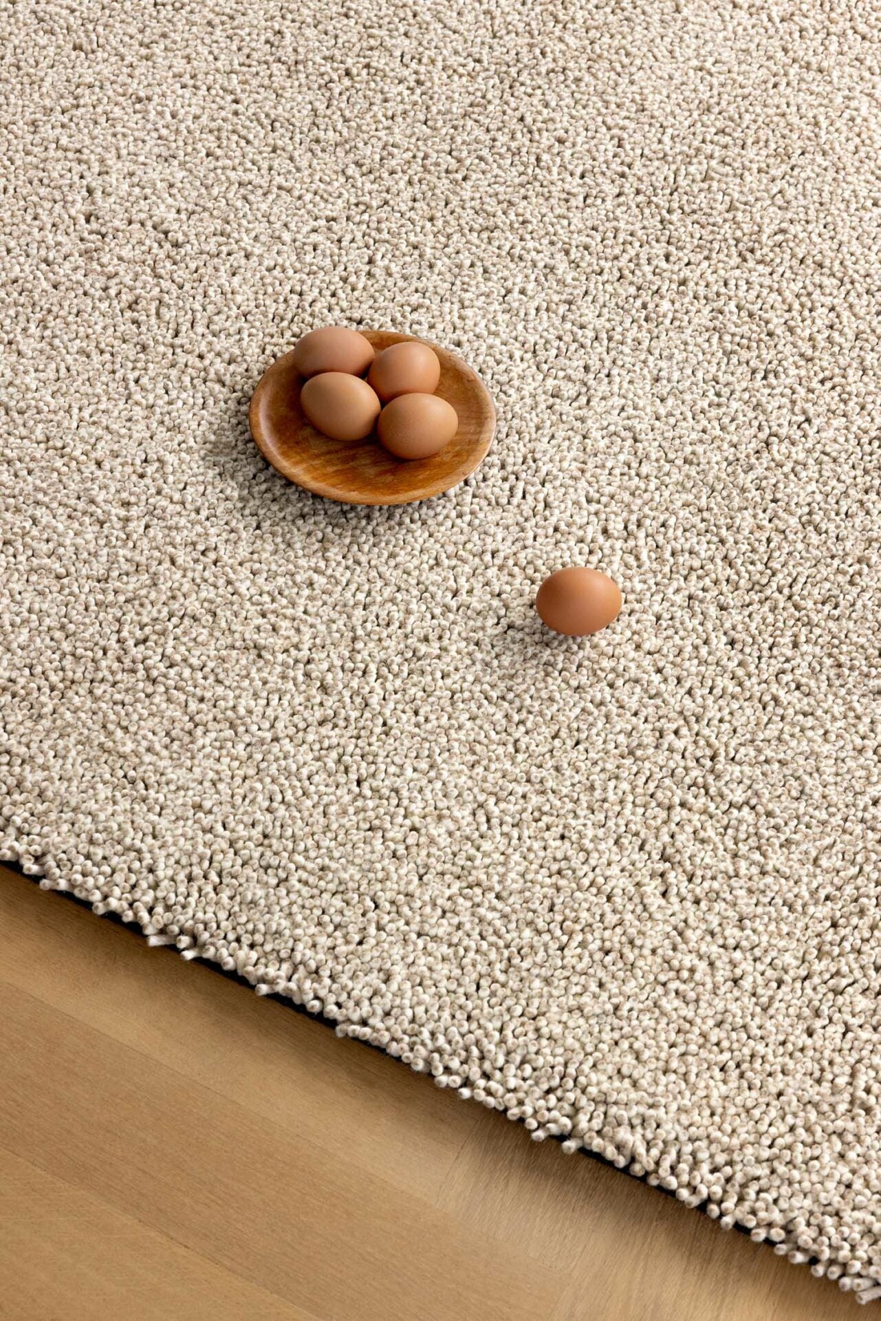 Teppich ORIGIN LOW beige mit langem Flor
